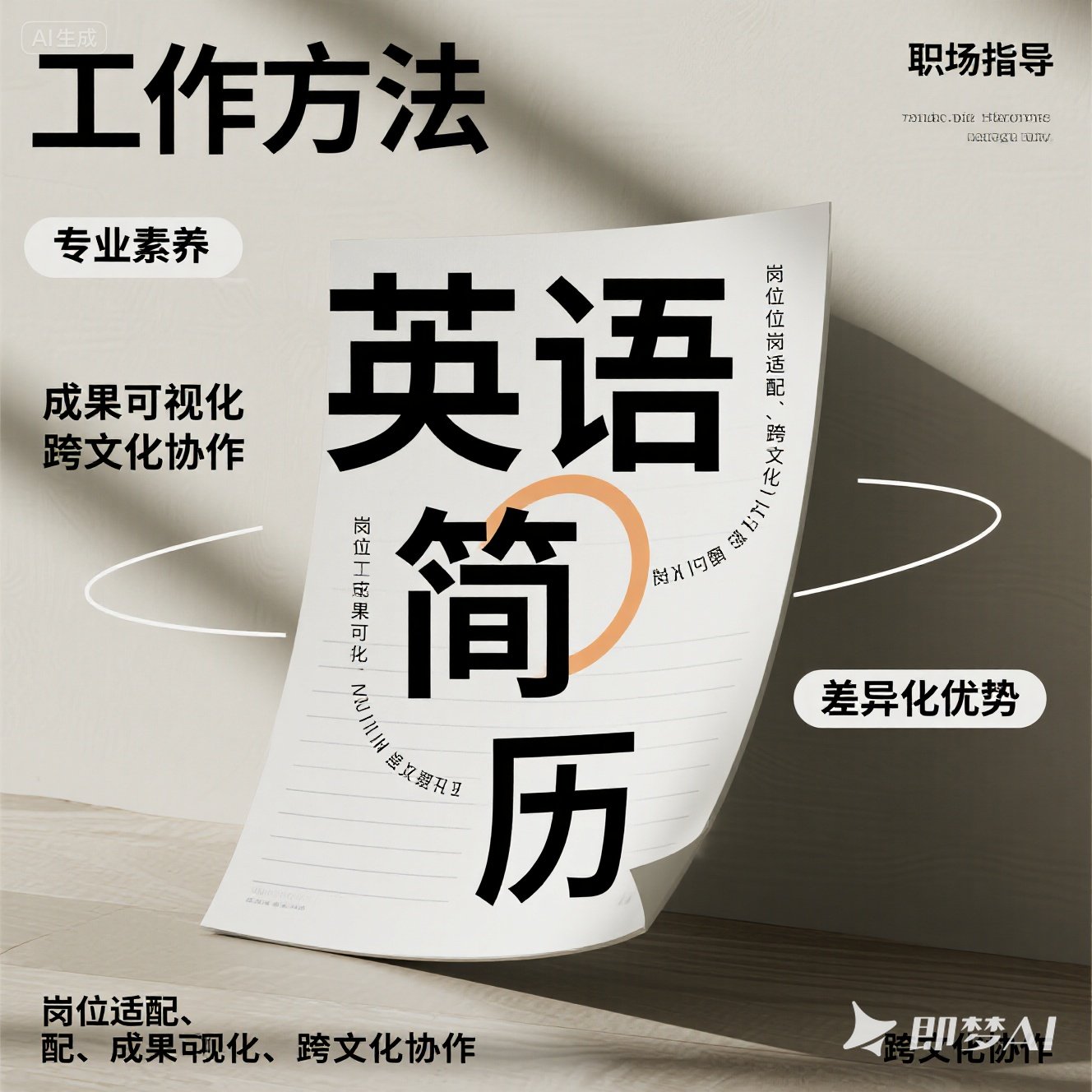 英语简历中的工作方法怎么写？