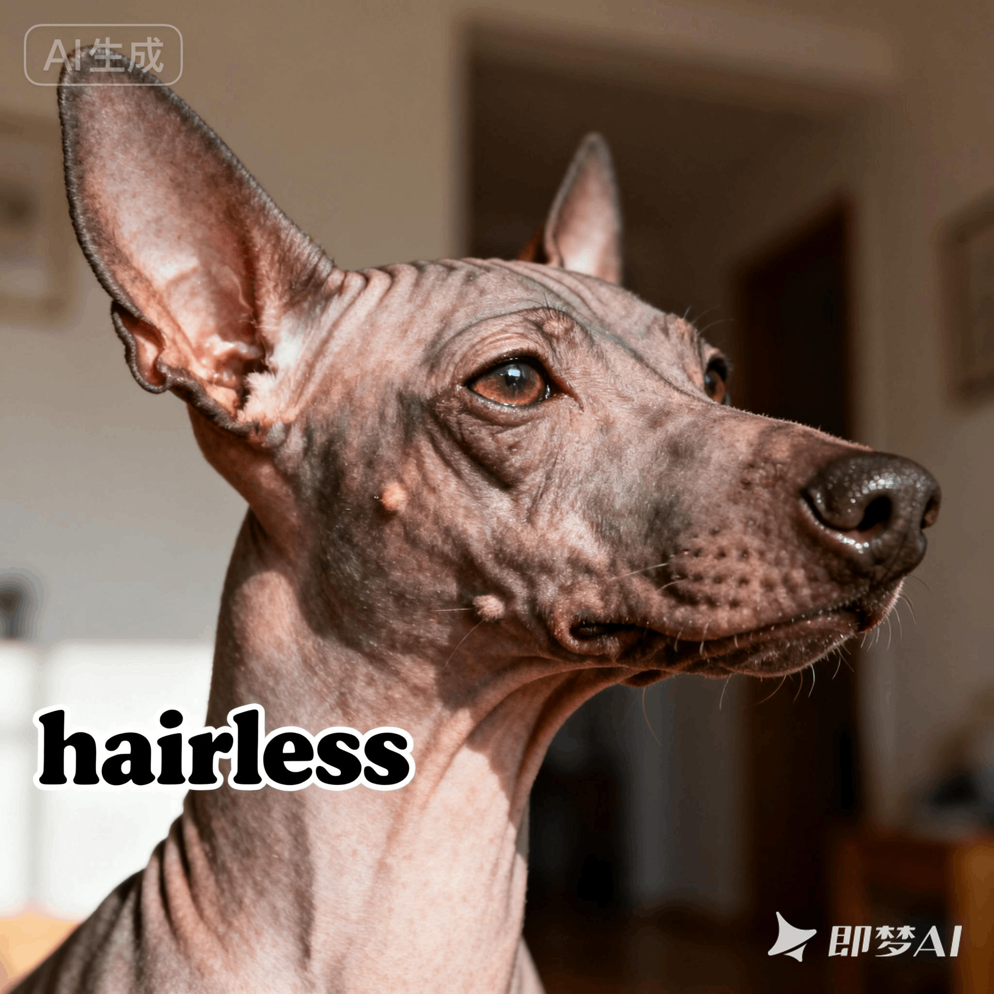 hairless是什么意思_hairless怎么读_音标'heələs