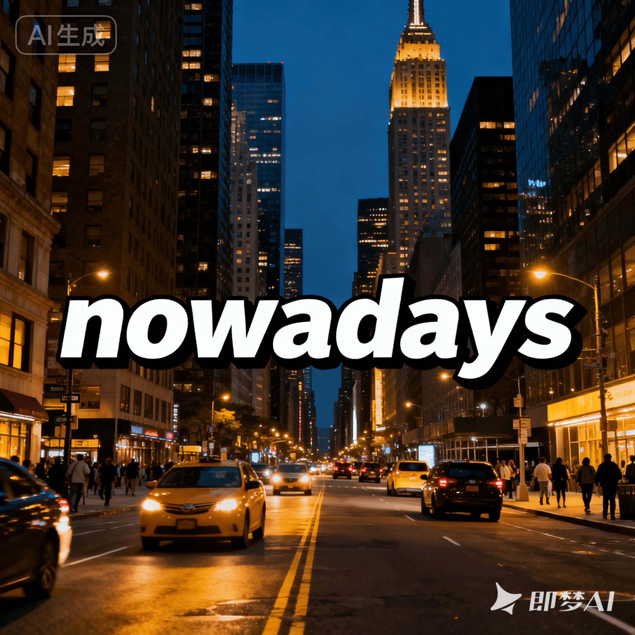 nowadays是什么意思_nowadays怎么读_音标ˈnaʊədeɪz