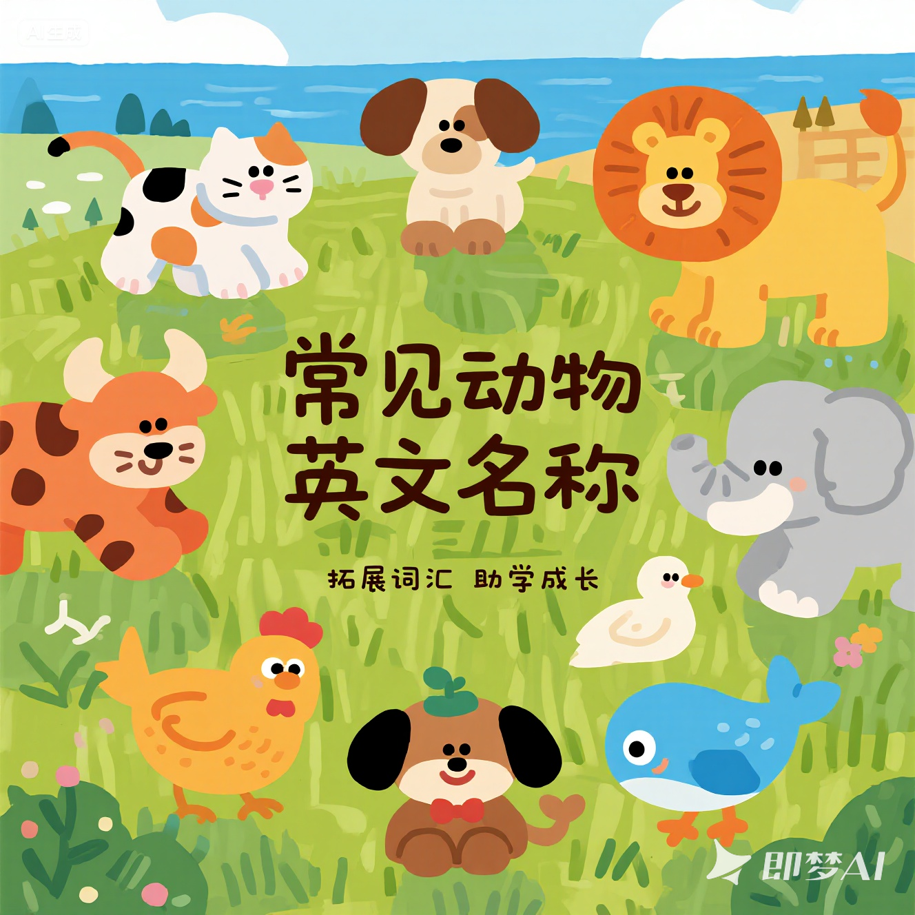 英语中常见的动物名称有哪些？