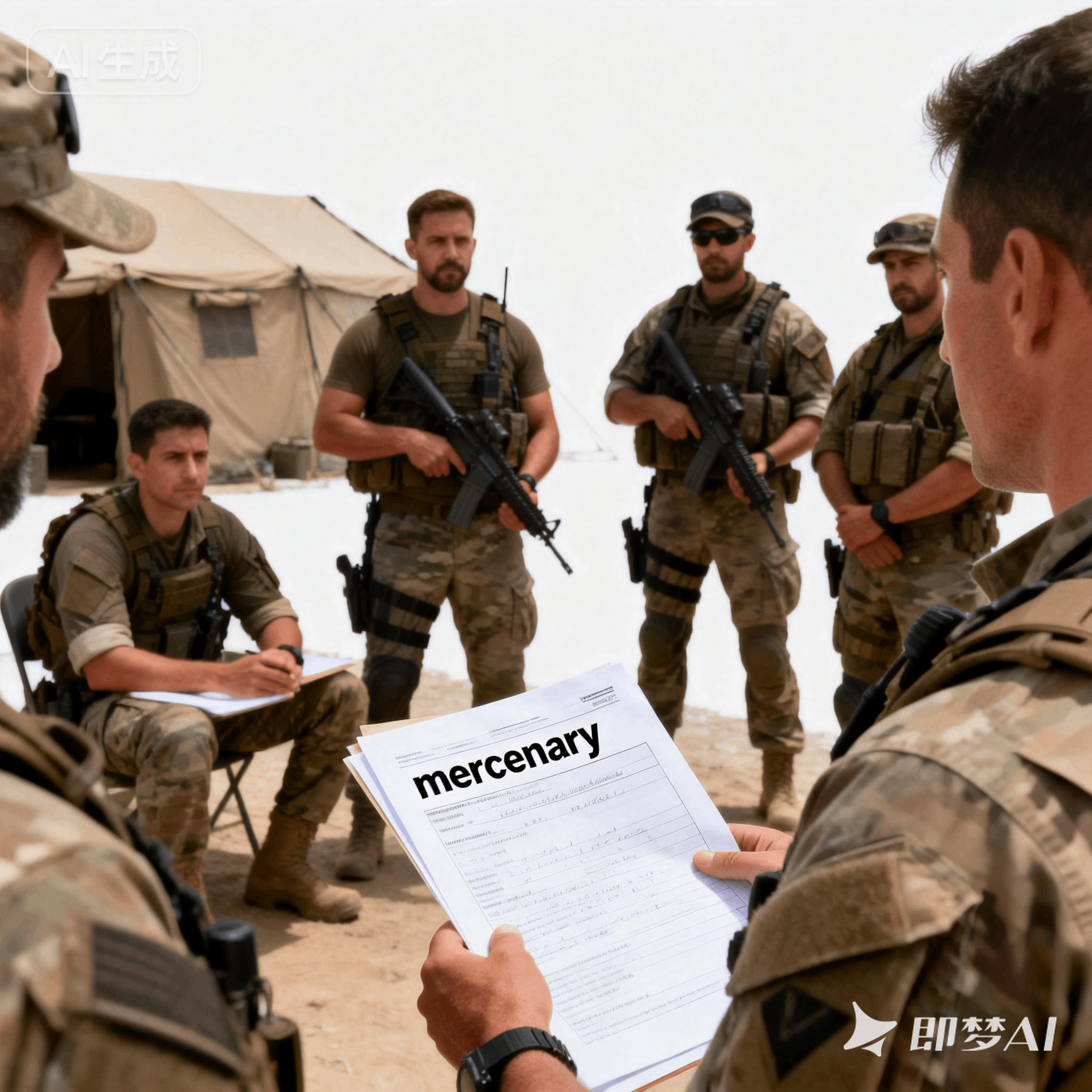 mercenary是什么意思_mercenary怎么读_音标ˈmɜ-sənərɪ