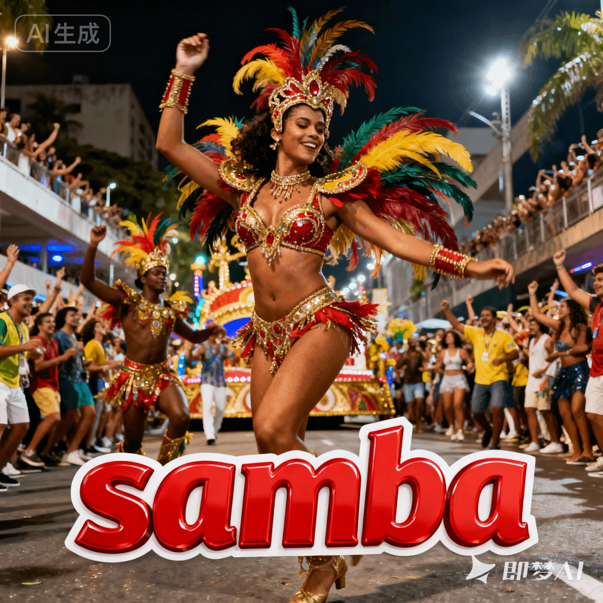 samba是什么意思_samba怎么读_音标'sæmbə