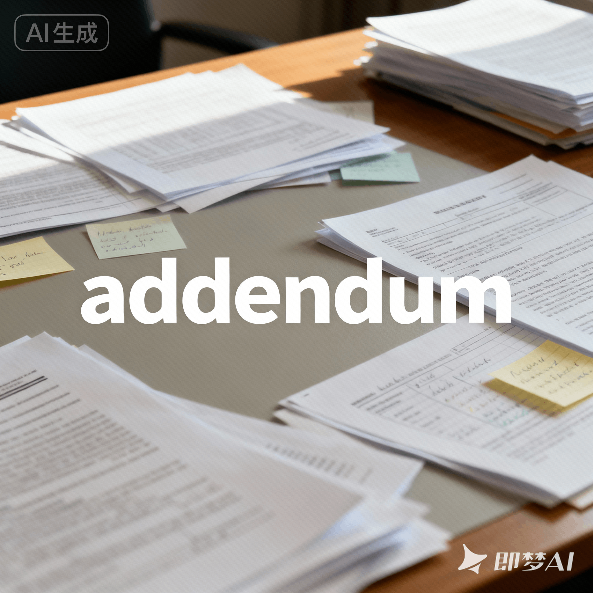 addendum是什么意思_addendum怎么读_音标əˈdendəm