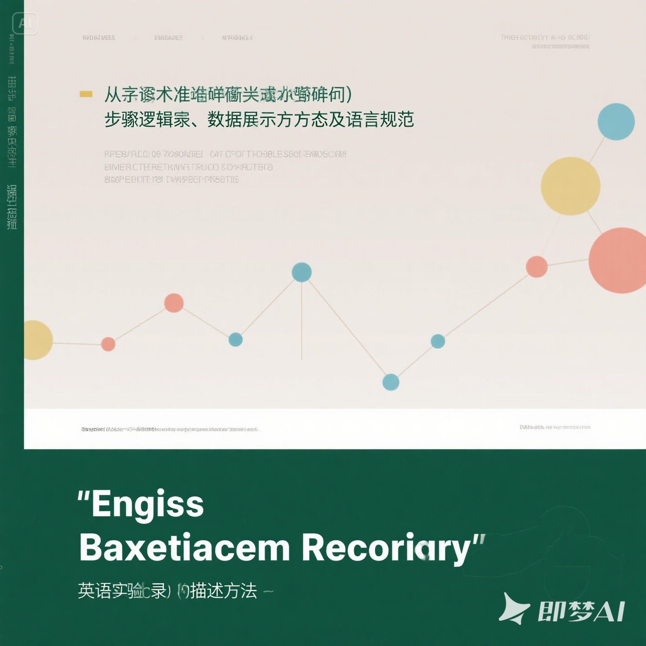 如何用英语描述 “实验记录”？