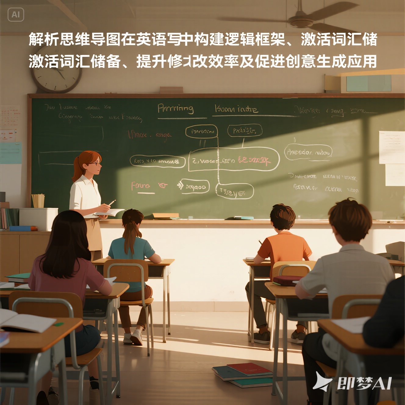 英语思维导图在写作中的应用？