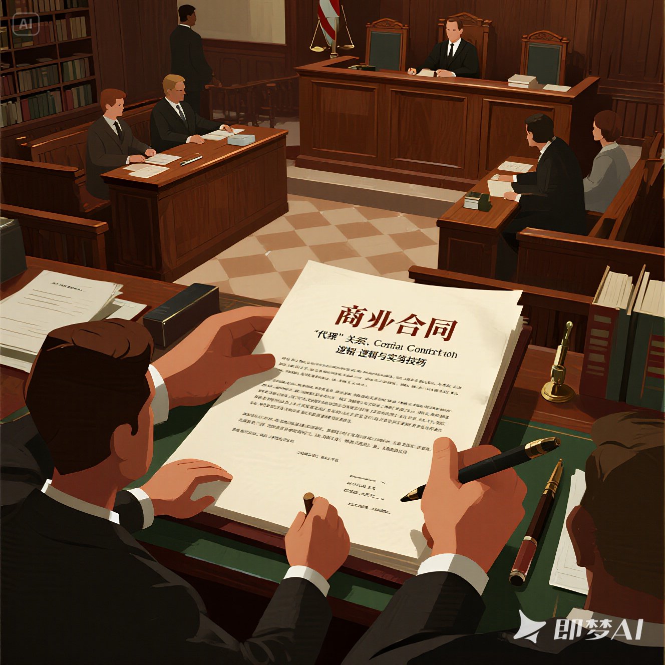 英语合同中如何描述 “代理”？