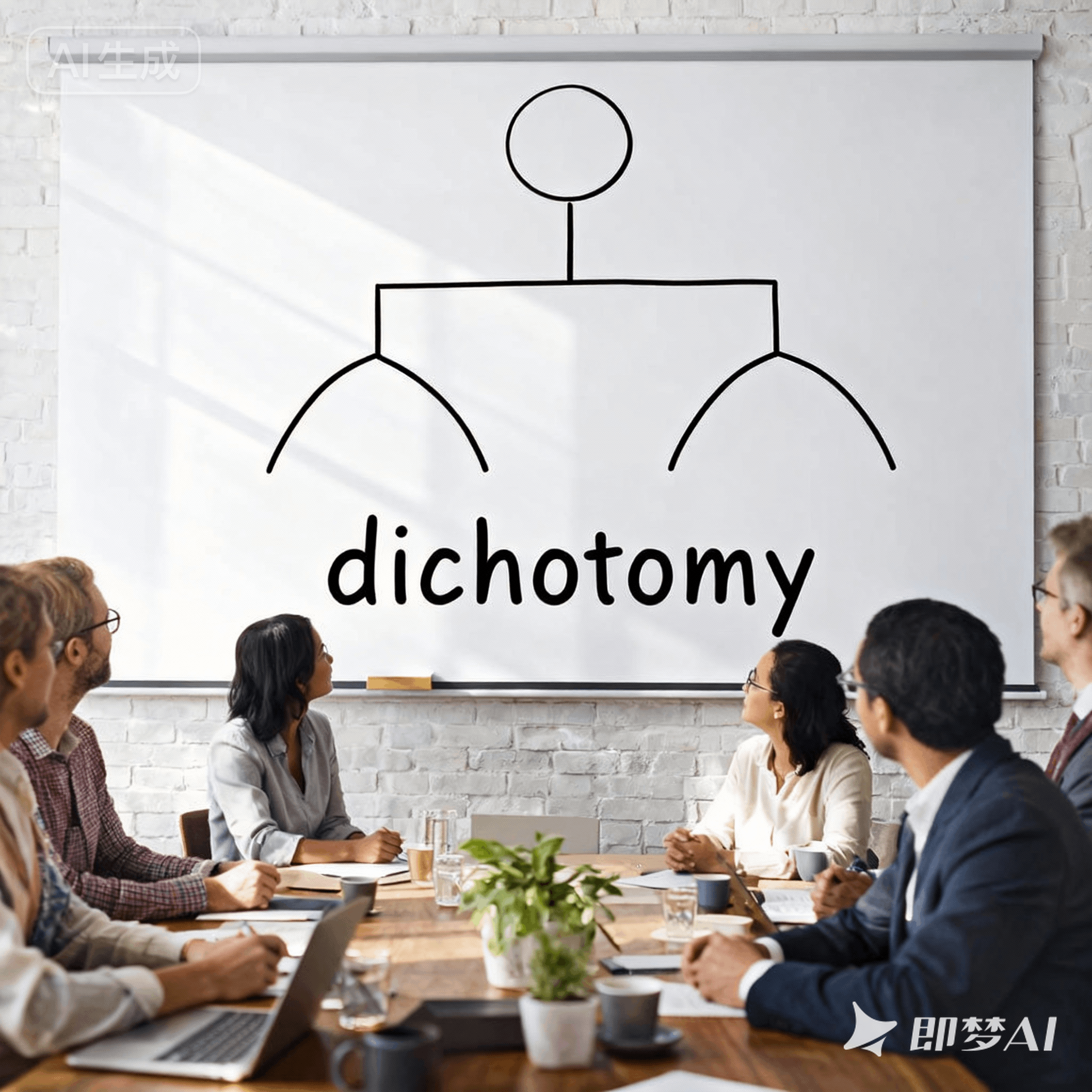 dichotomy是什么意思_dichotomy怎么读_音标daɪ'kɒtəmɪ