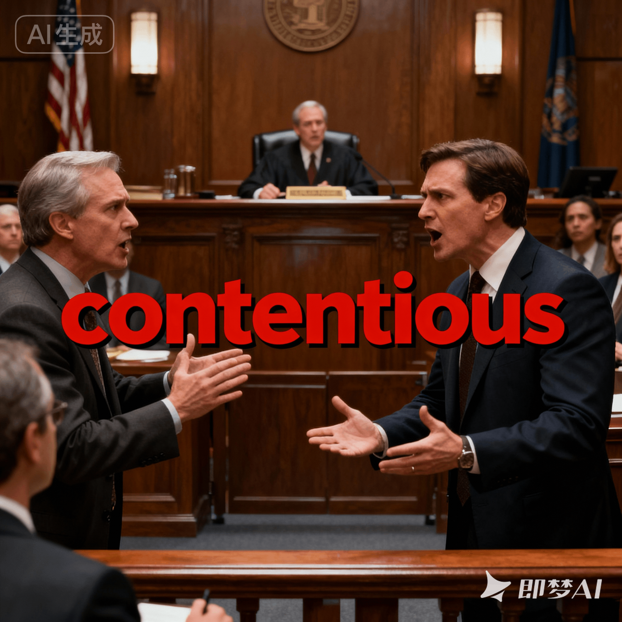 contentious是什么意思_contentious怎么读_音标kənˈtenʃəs