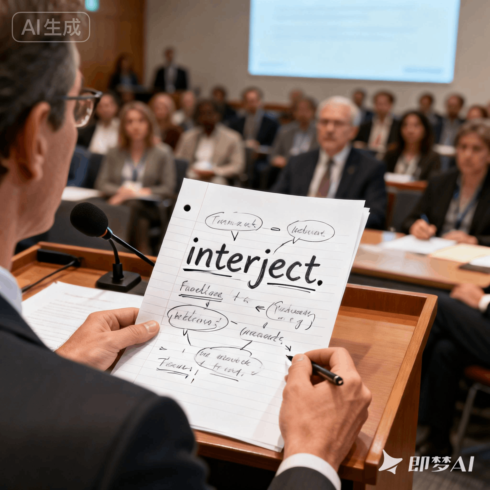 interject是什么意思_interject怎么读_音标ˌɪntə'dʒekt