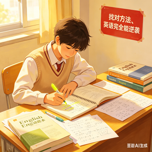 高中孩子英语不好