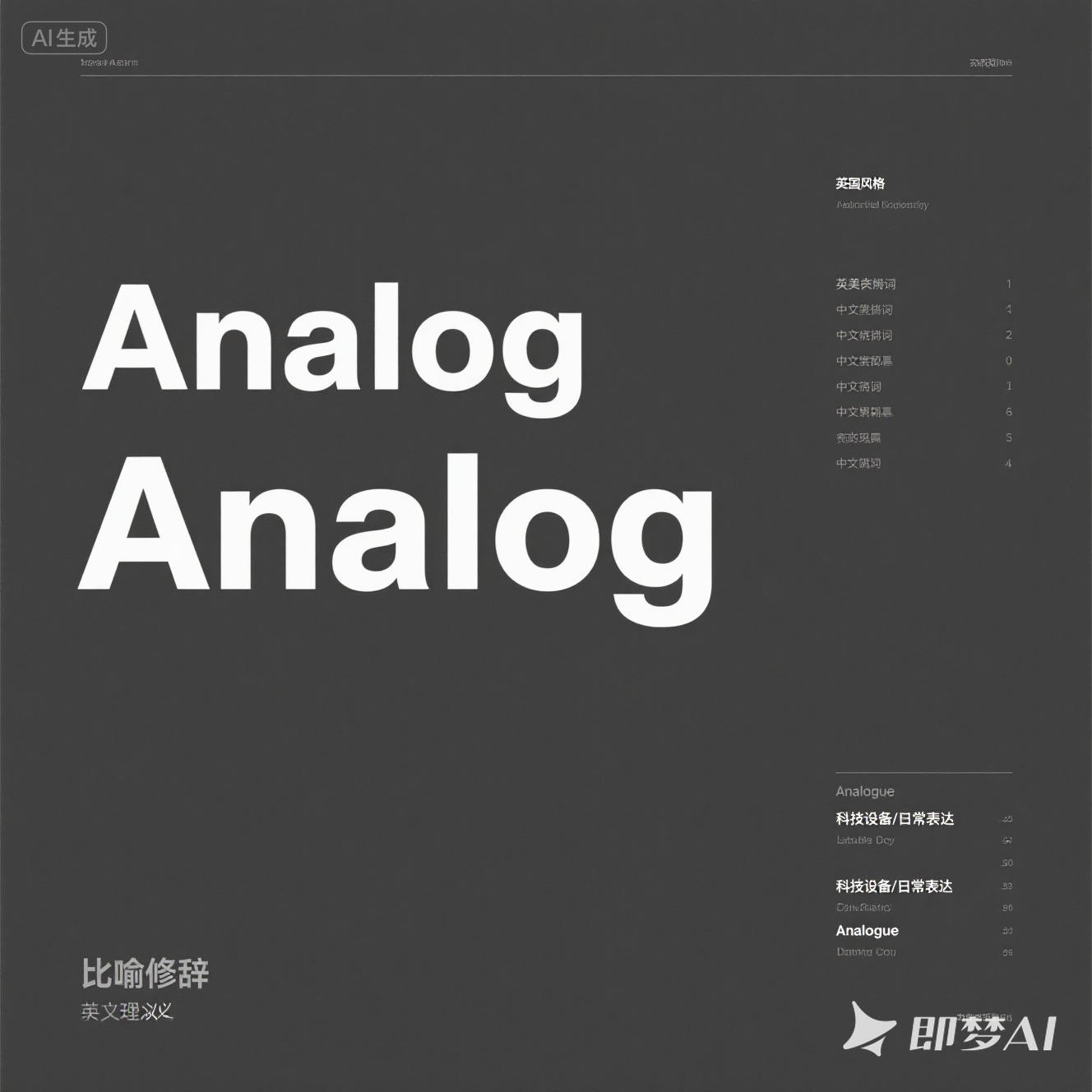 analog 是什么意思_analog 怎么读_音标 'ænəlɔ-g