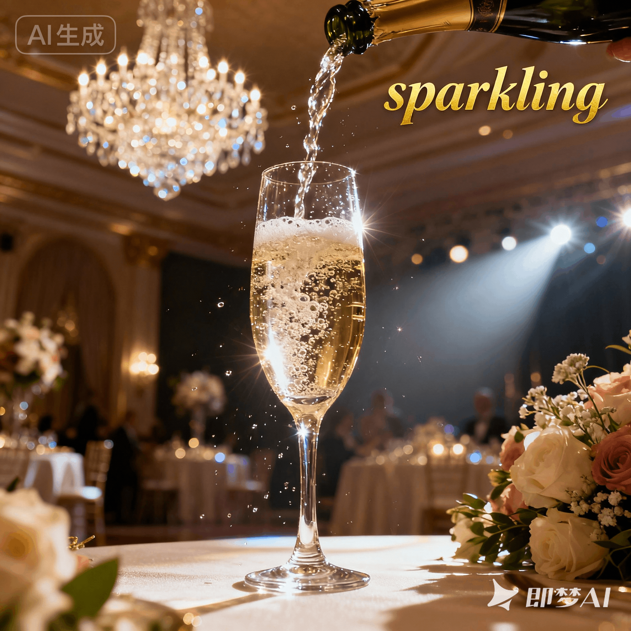 sparkling是什么意思_sparkling怎么读_音标'spɑ-klɪŋ