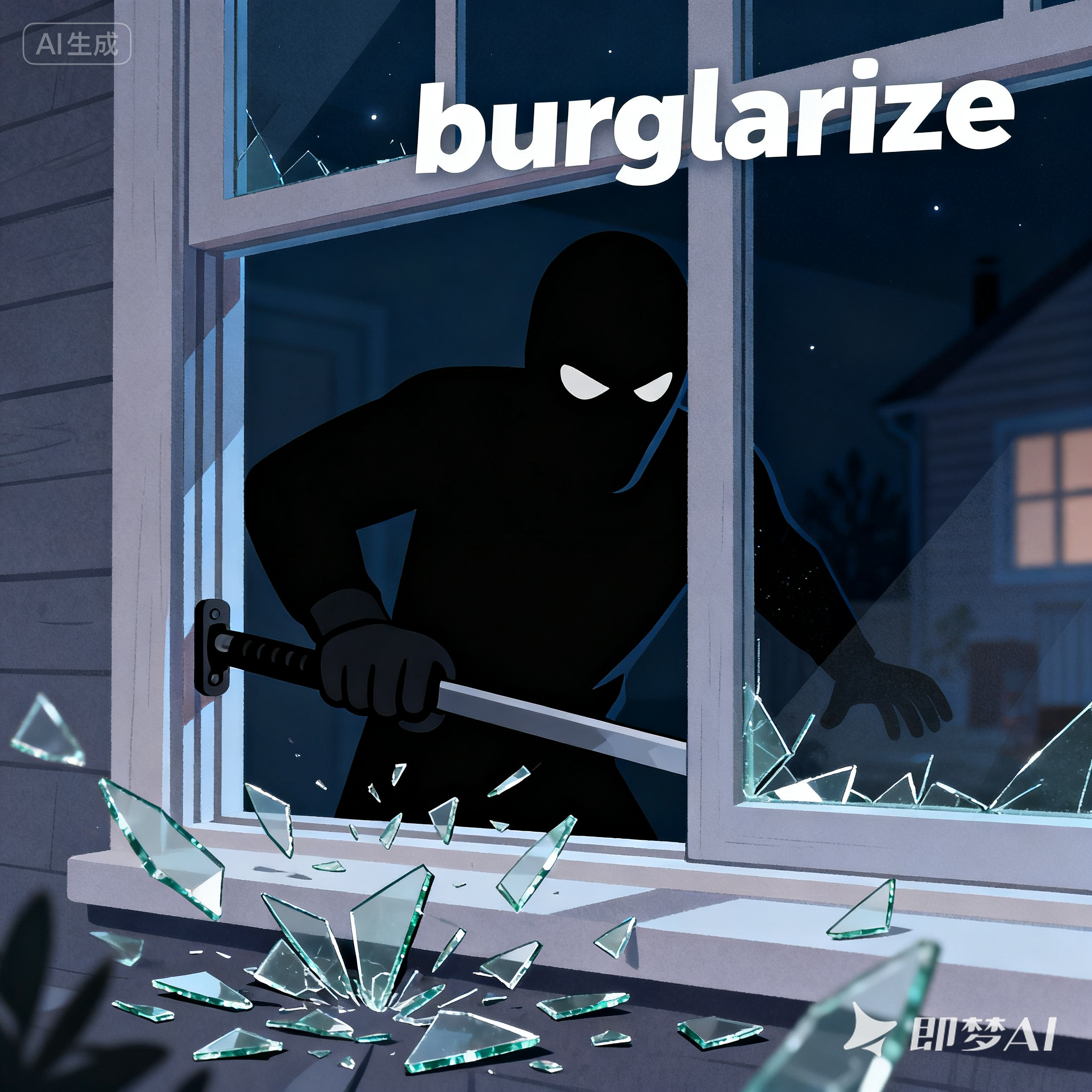 burglarize是什么意思_burglarize怎么读_音标'bɜ-ɡləraɪz
