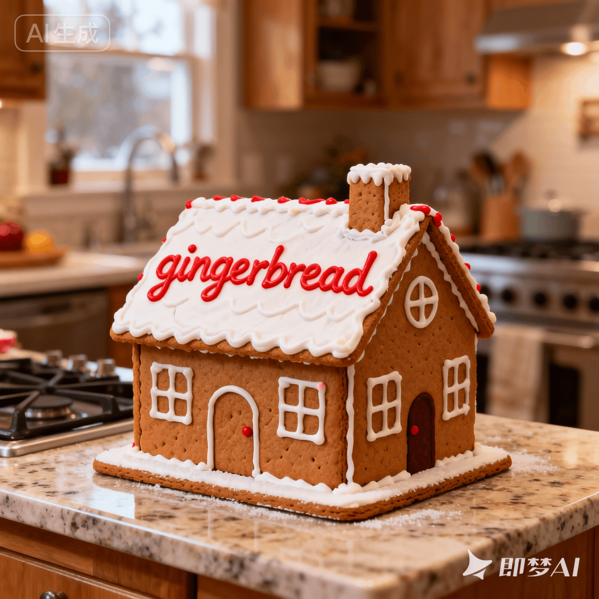 gingerbread是什么意思_gingerbread怎么读_音标ˈdʒɪndʒəbred