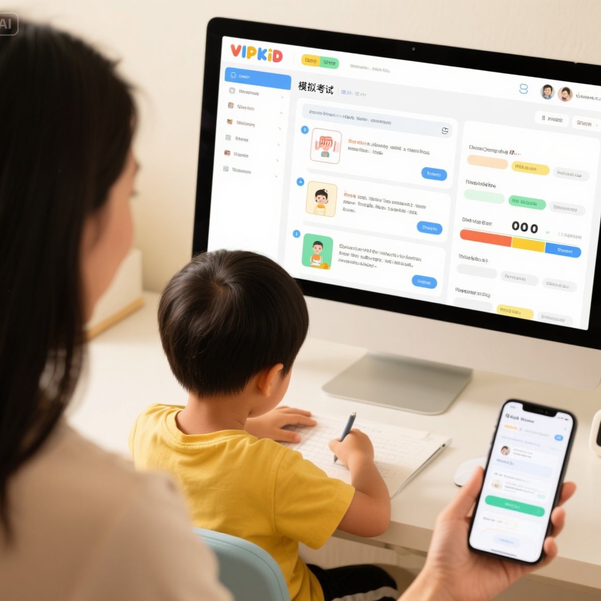 VIPKID 的课程是否提供考试模拟？