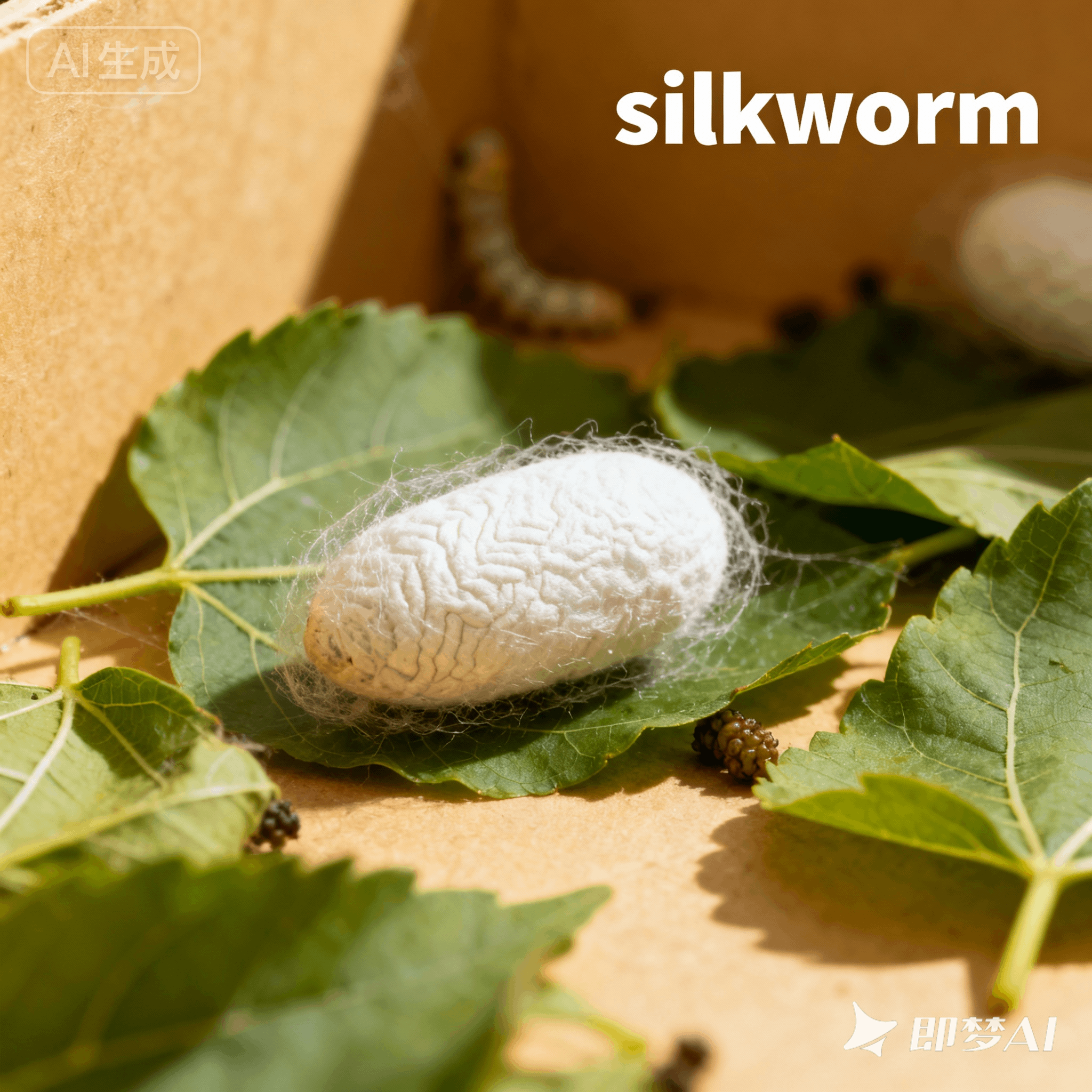 silkworm是什么意思_silkworm怎么读_音标ˈsɪlkwɜ-m