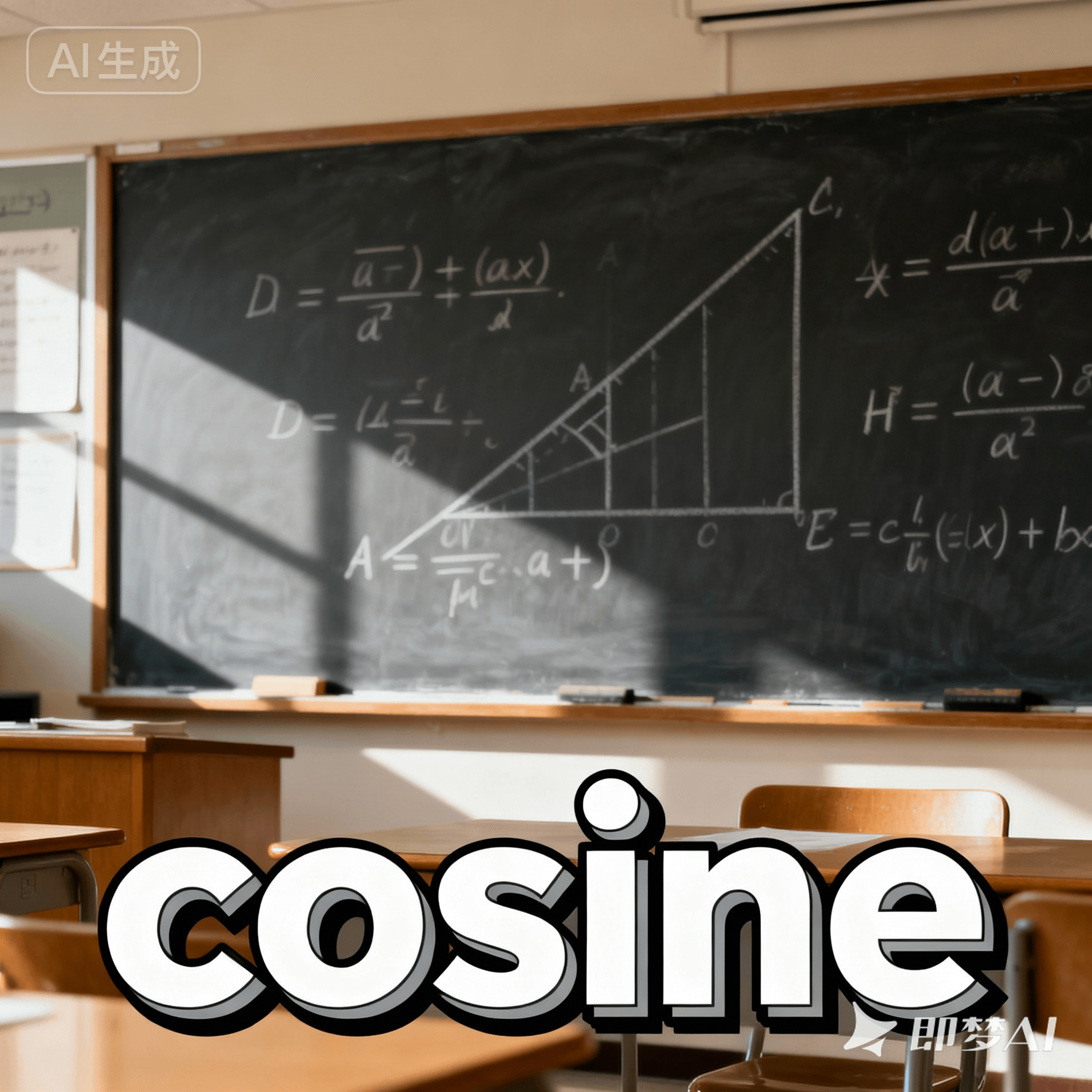 cosine是什么意思_cosine怎么读_音标'kəʊsaɪn