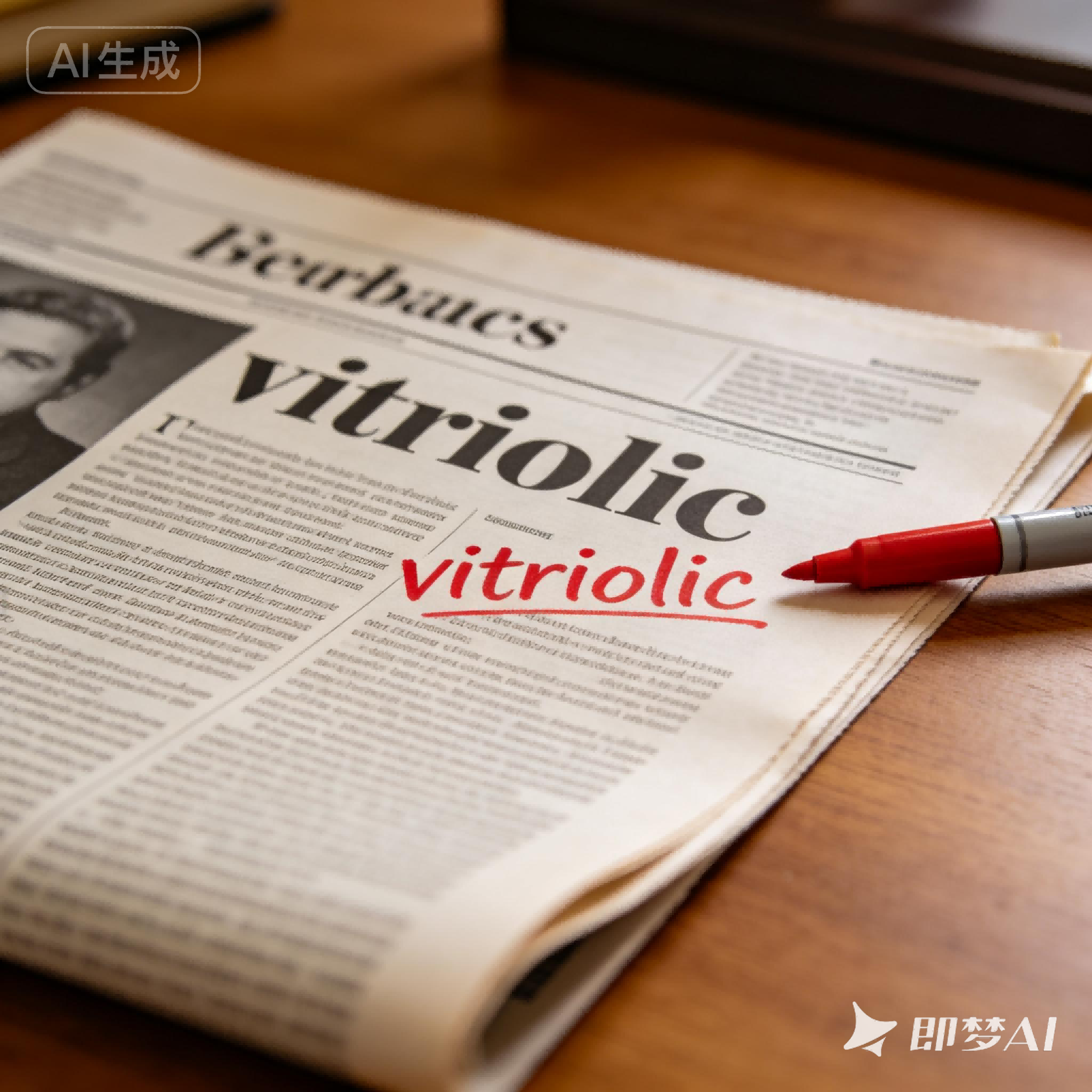 vitriolic是什么意思_vitriolic怎么读_音标ˌvɪtrɪˈɒlɪk