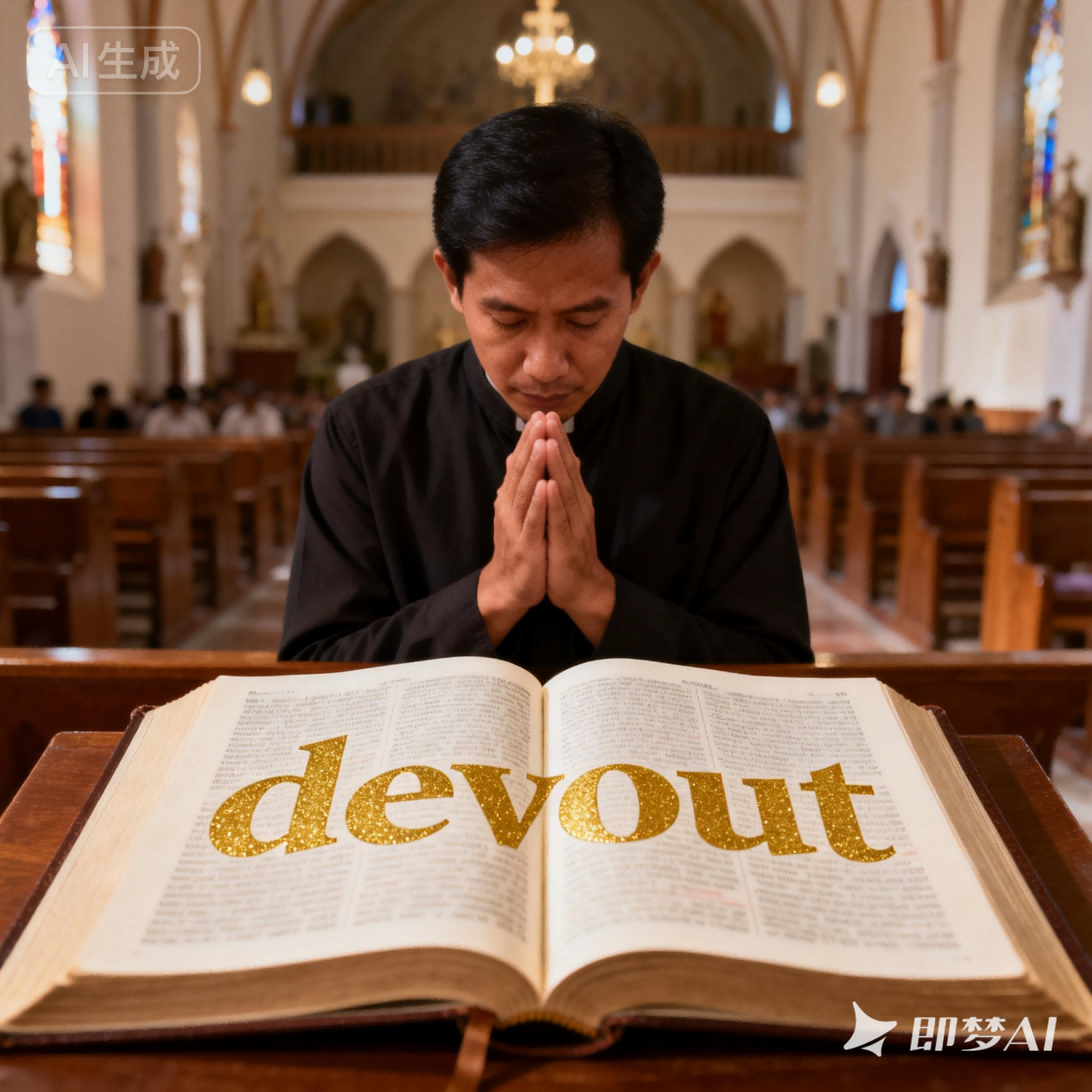 devout是什么意思_devout怎么读_音标dɪˈvaʊt