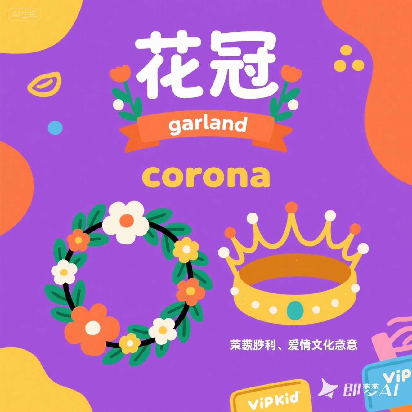 英语中的 “花冠” 是什么意思？