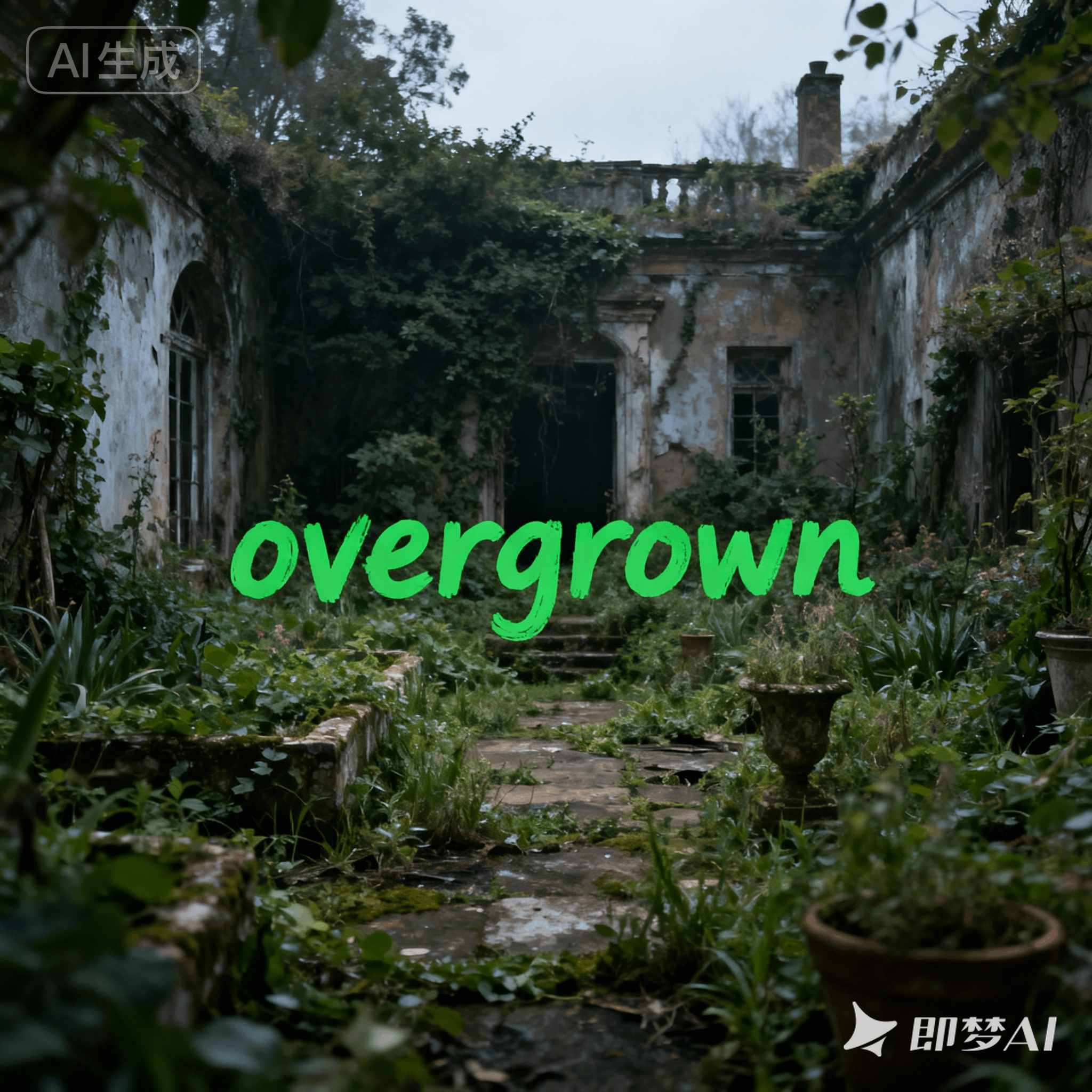 overgrown是什么意思_overgrown怎么读_音标ˌəʊvəˈgrəʊn