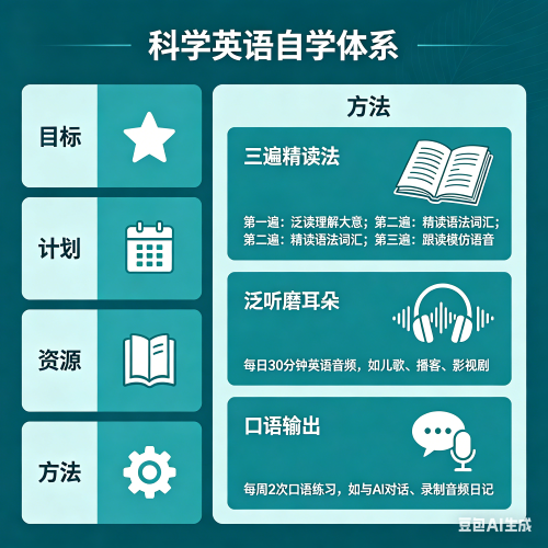 英语自学该怎么学