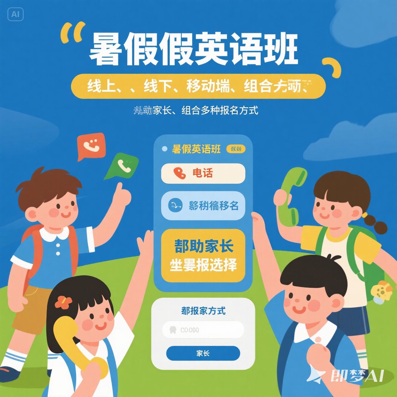暑假英语班的报名方式有哪些？