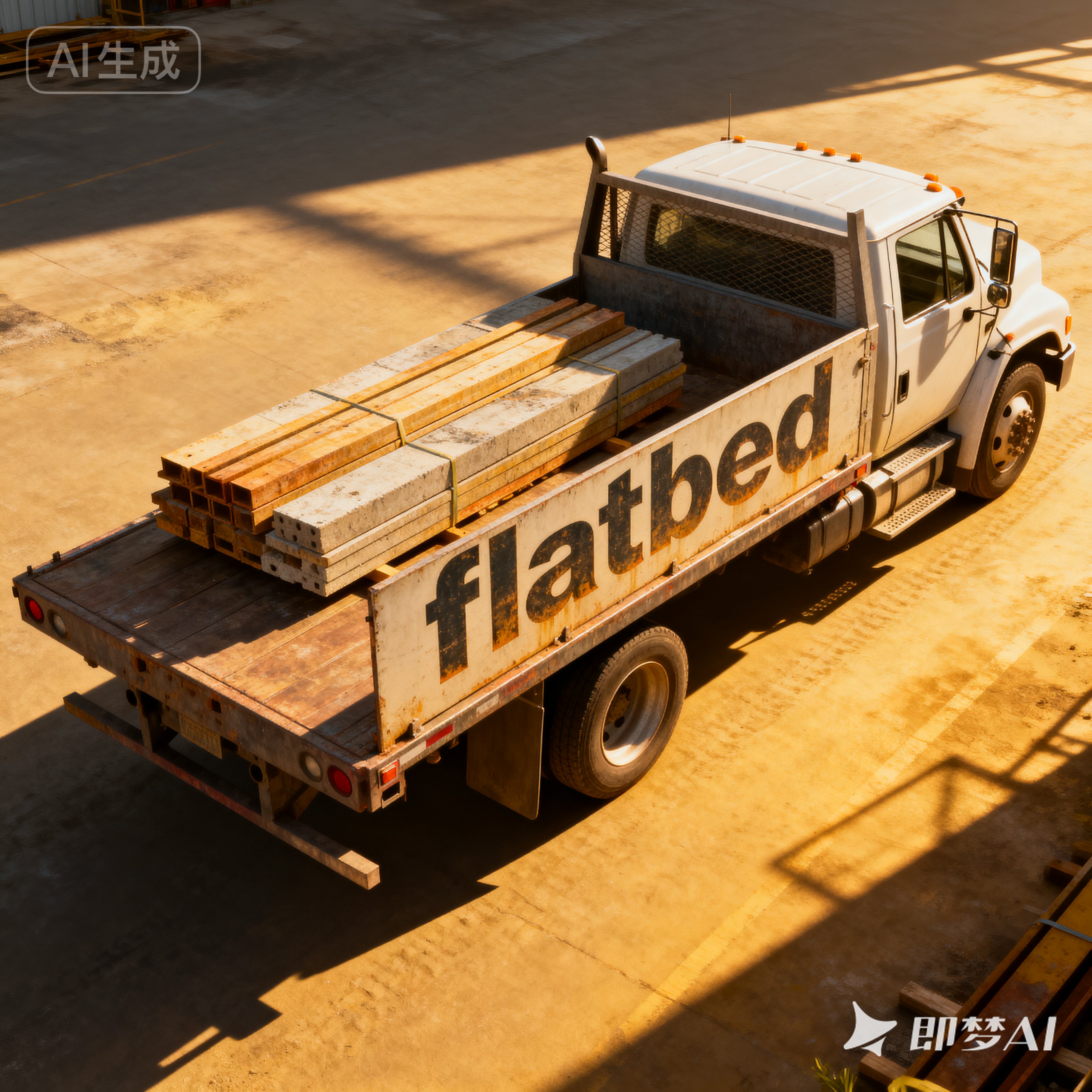 flatbed是什么意思_flatbed怎么读_音标ˈflætbed