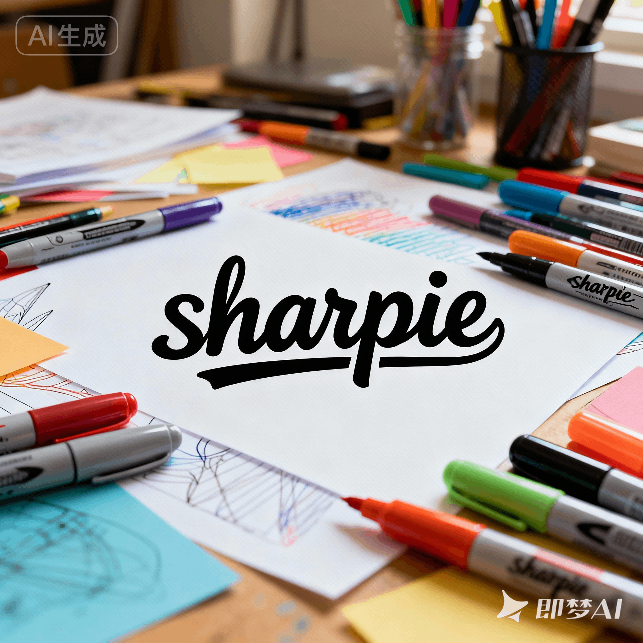 sharpie是什么意思_sharpie怎么读_音标'ʃɑ-pɪ