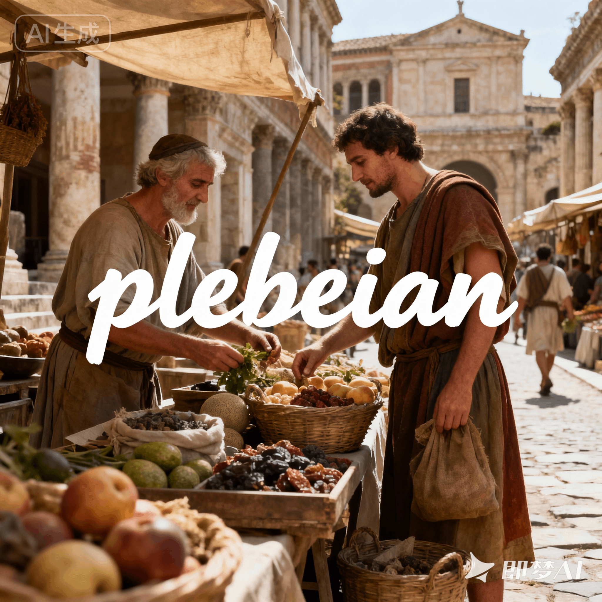 plebeian是什么意思_plebeian怎么读_音标pləˈbi-ən