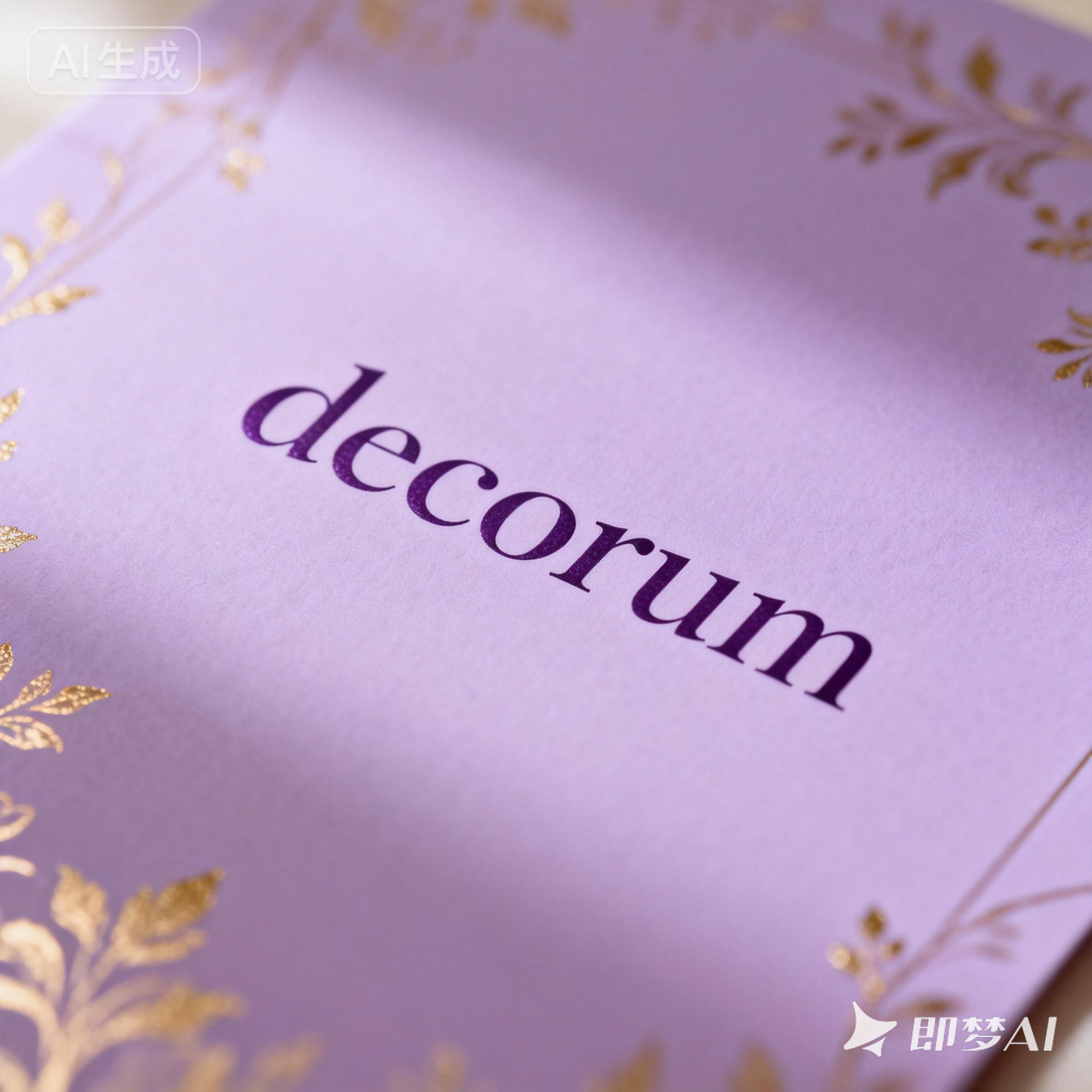 decorum是什么意思_decorum怎么读_音标dɪˈkɔ-rəm