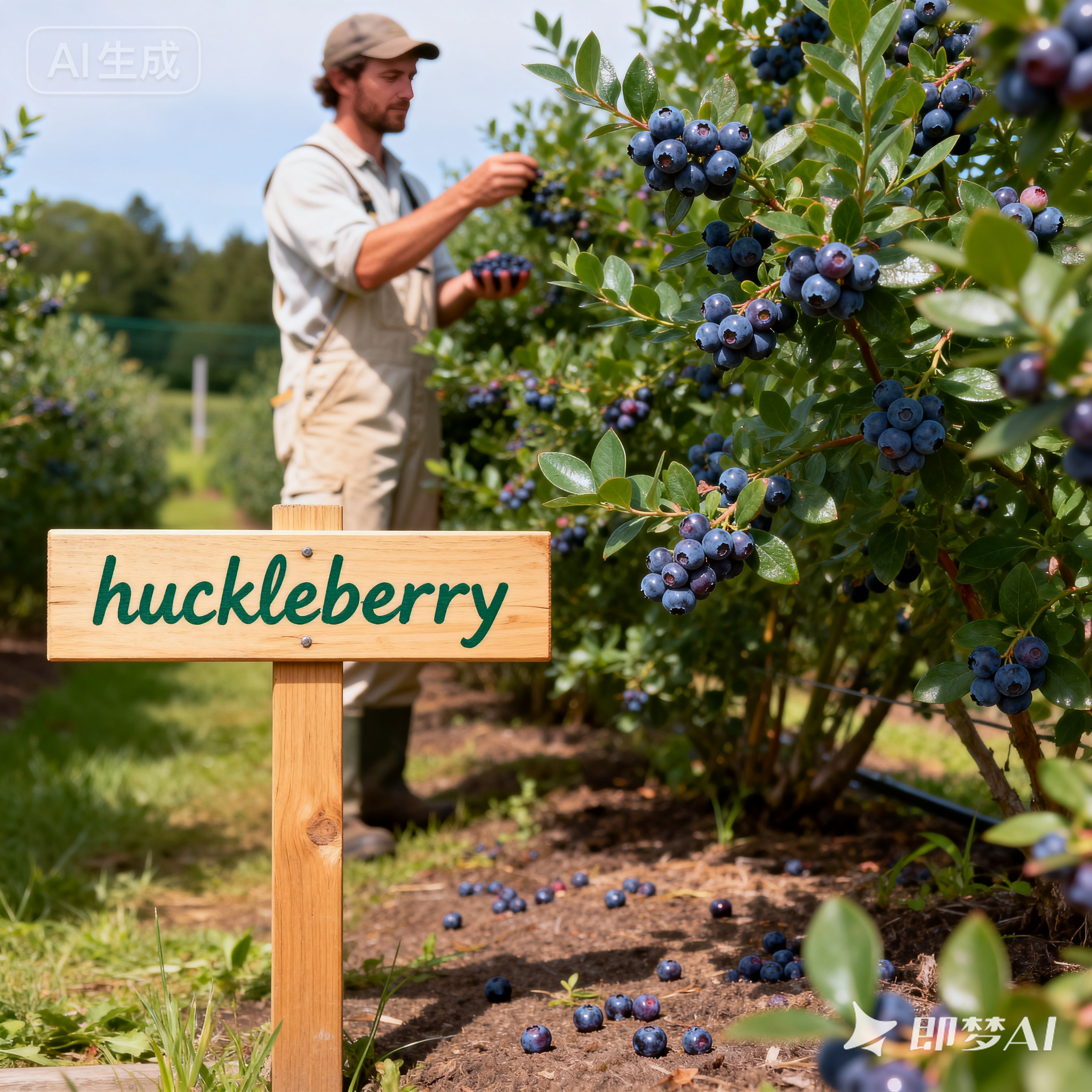 huckleberry是什么意思_huckleberry怎么读_音标ˈhʌklbərɪ