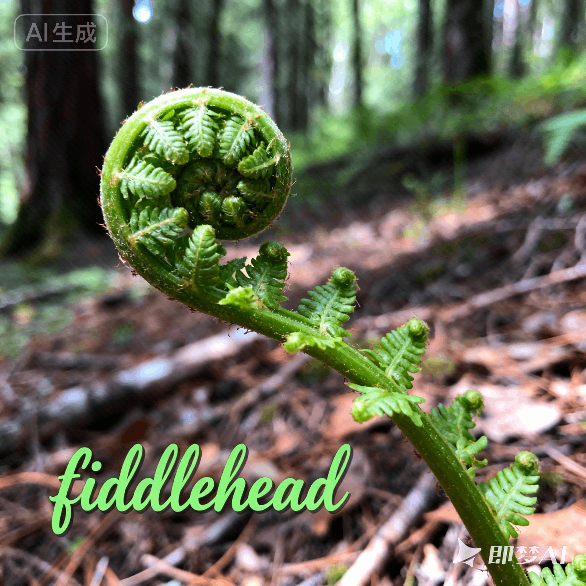 fiddlehead是什么意思_fiddlehead怎么读_音标'fɪdəlhed