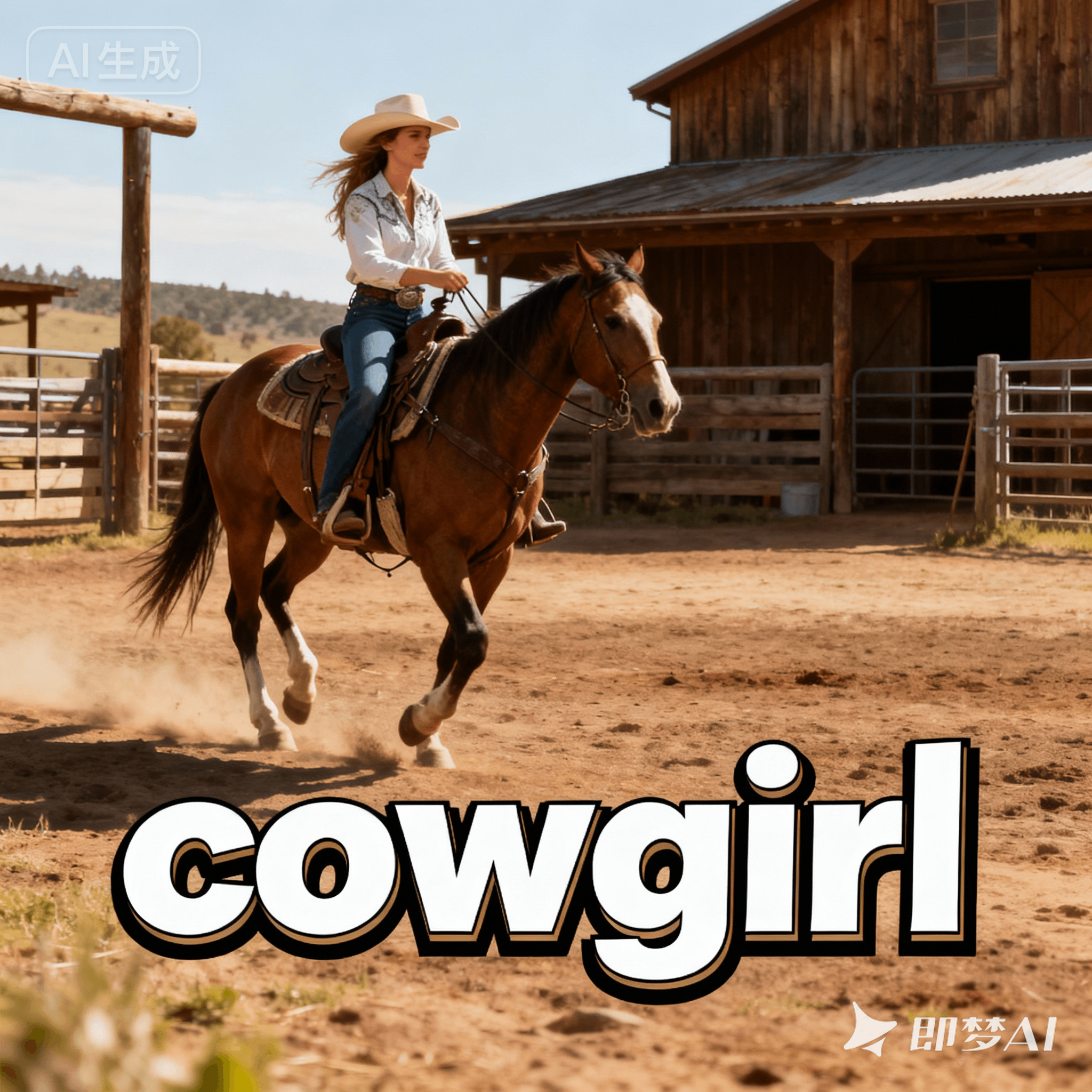 cowgirl是什么意思_cowgirl怎么读_音标'kaugә-l