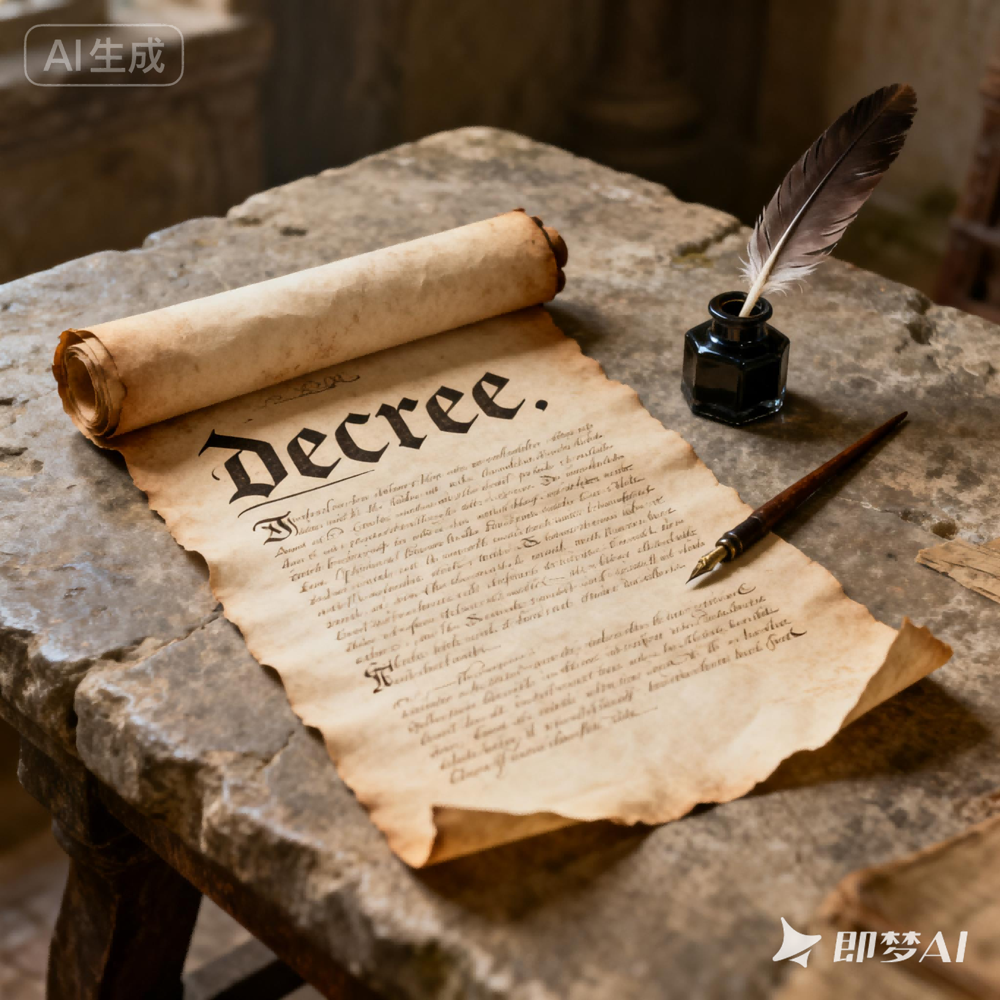 decree是什么意思_decree怎么读_音标dɪ'kri-