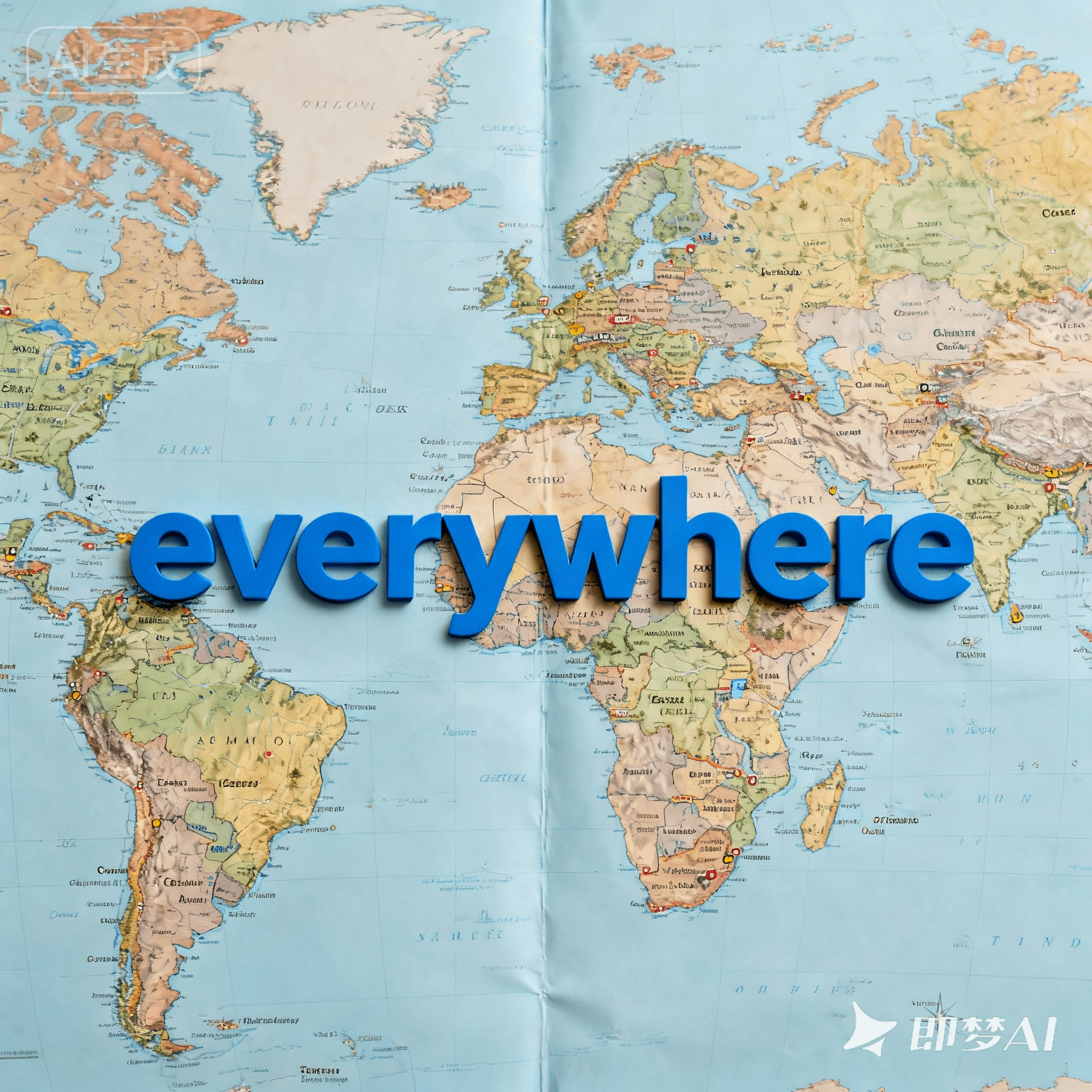 everywhere是什么意思_everywhere怎么读_音标ˈevrɪweə(r)