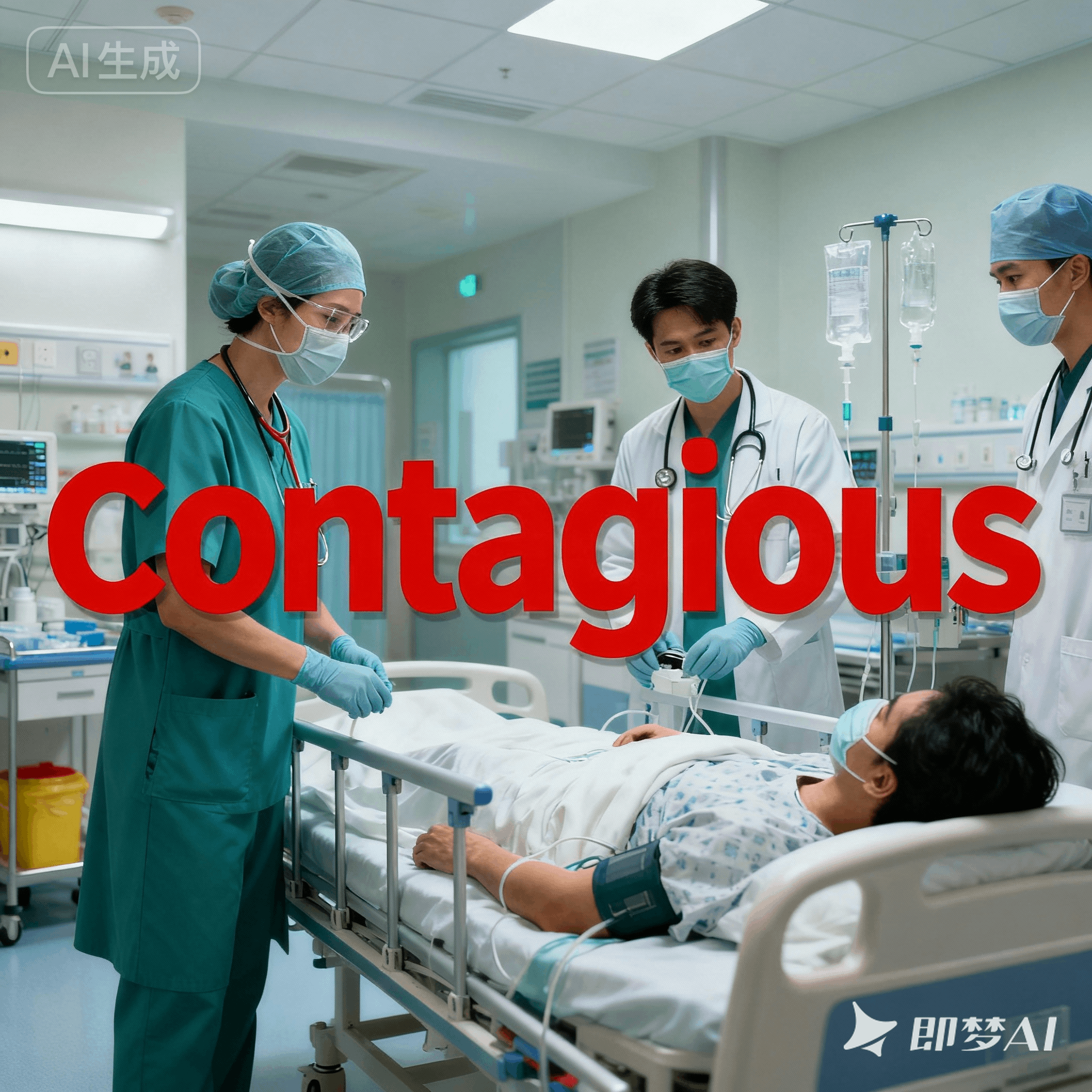 contagious是什么意思_contagious怎么读_音标kənˈteɪdʒəs