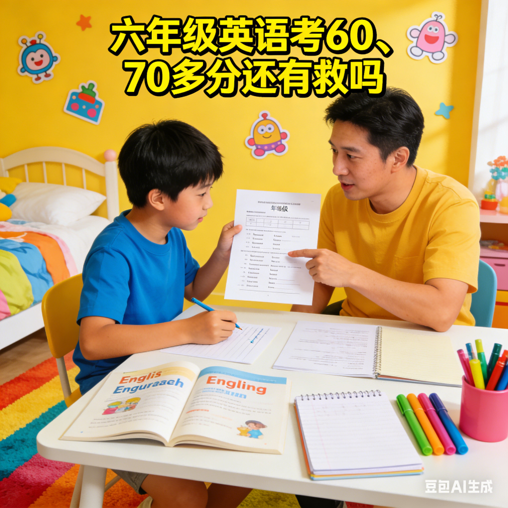 六年级英语考60、70多分还有救吗