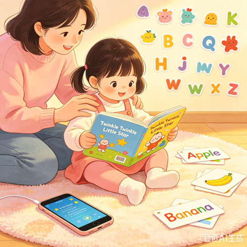 启蒙学英语吗