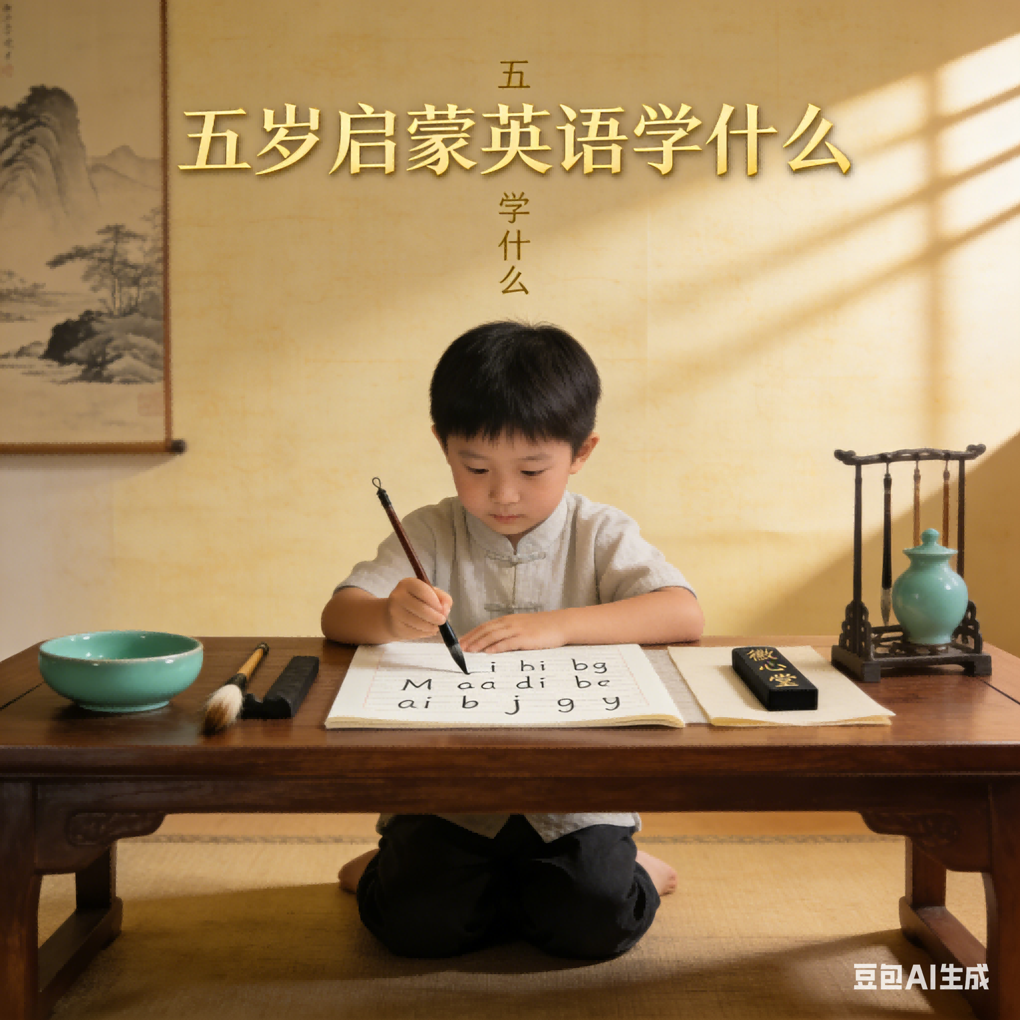 五岁启蒙英语学什么