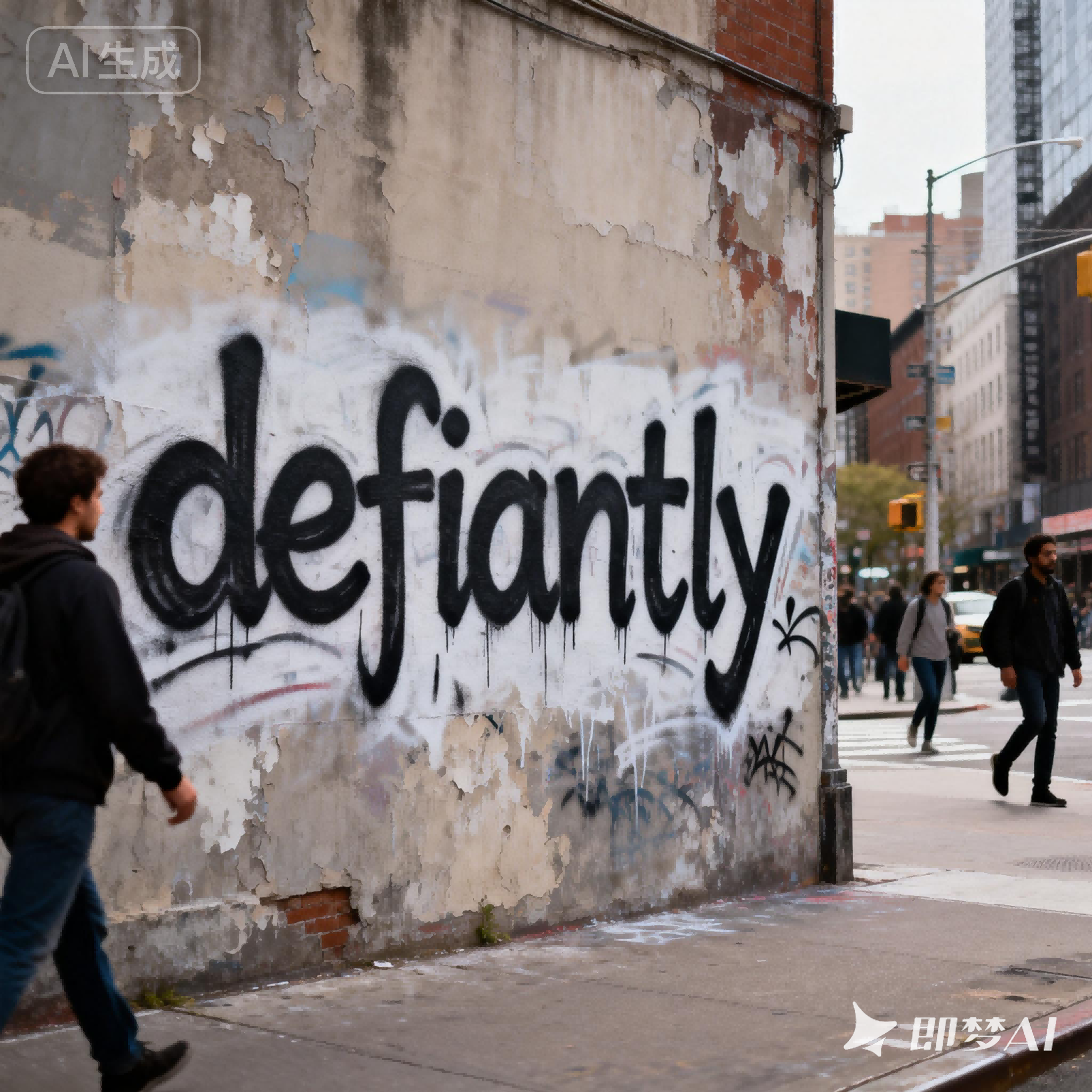 defiantly是什么意思_defiantly怎么读_音标dɪ'faɪəntlɪ