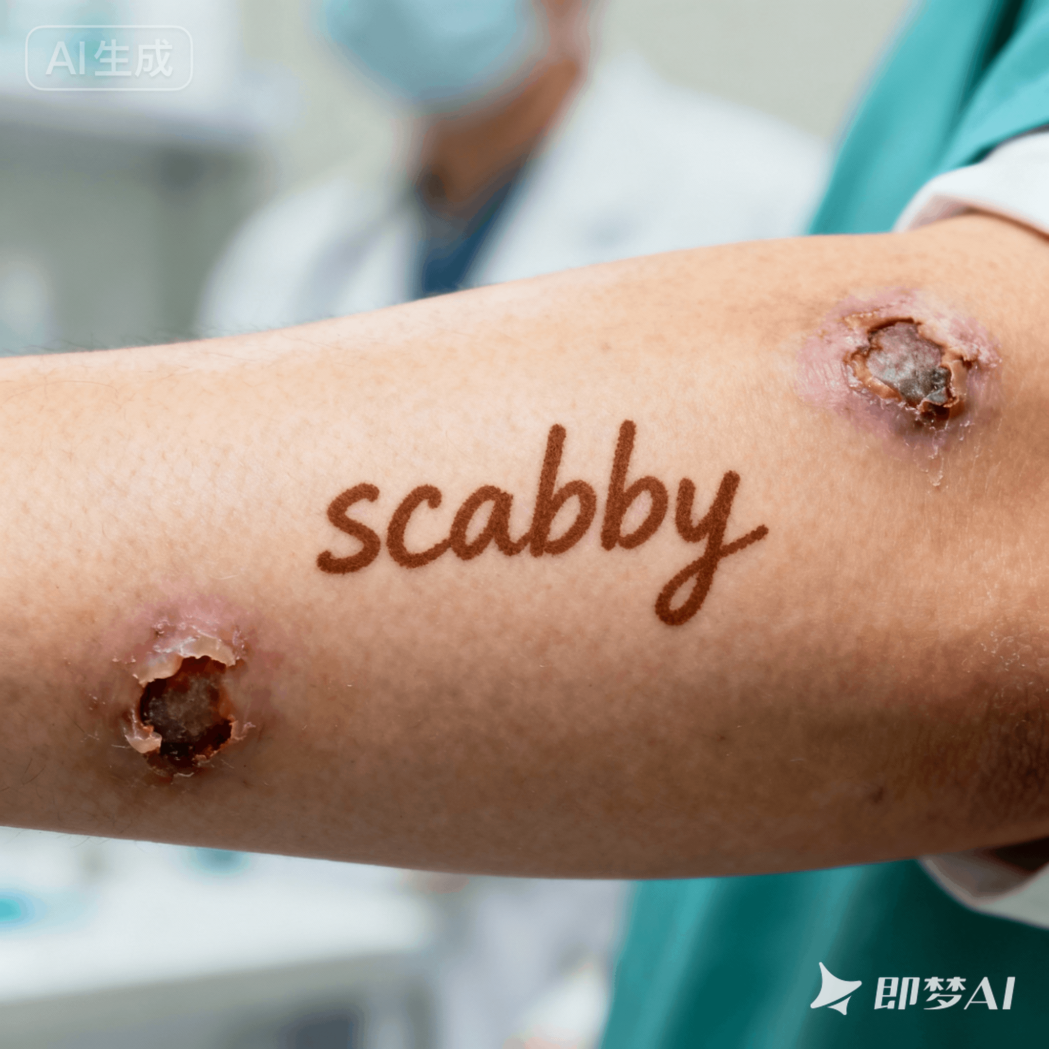 scabby是什么意思_scabby怎么读_音标ˈskæbɪ