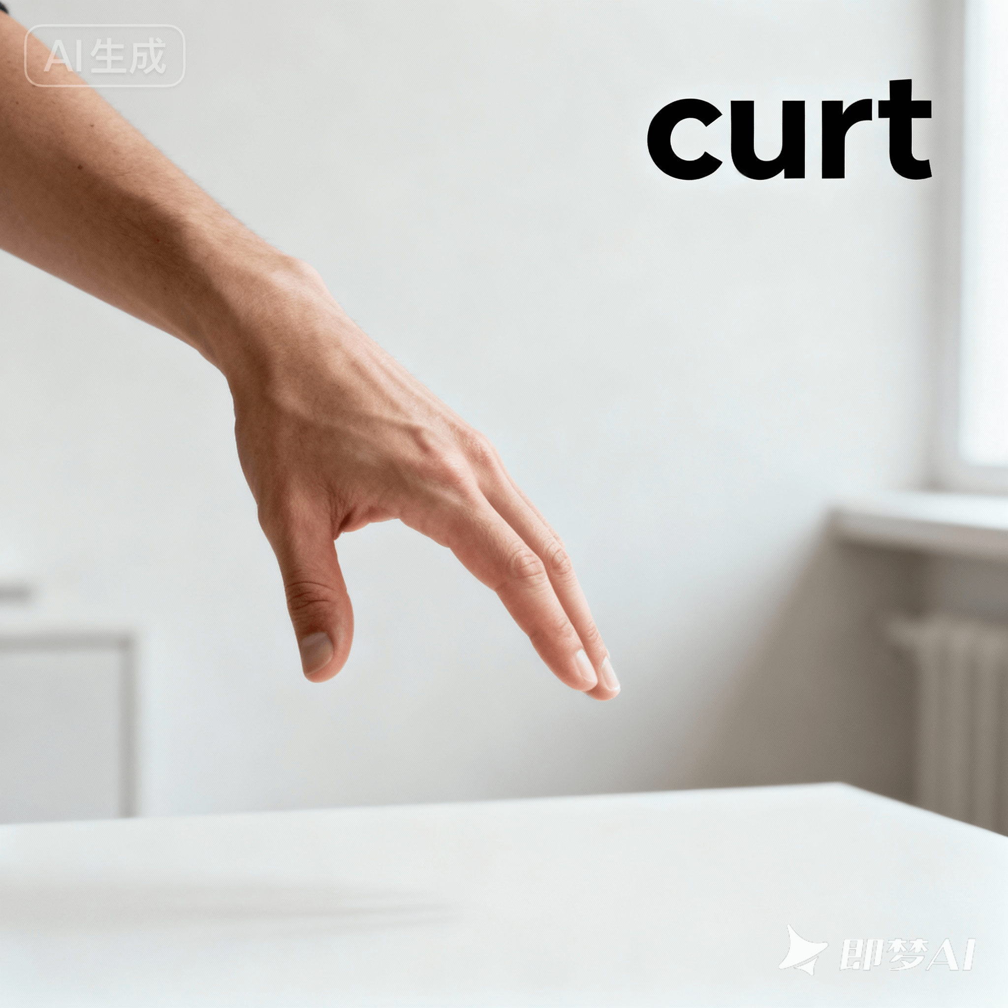 curt是什么意思_curt怎么读_音标kɜ-t