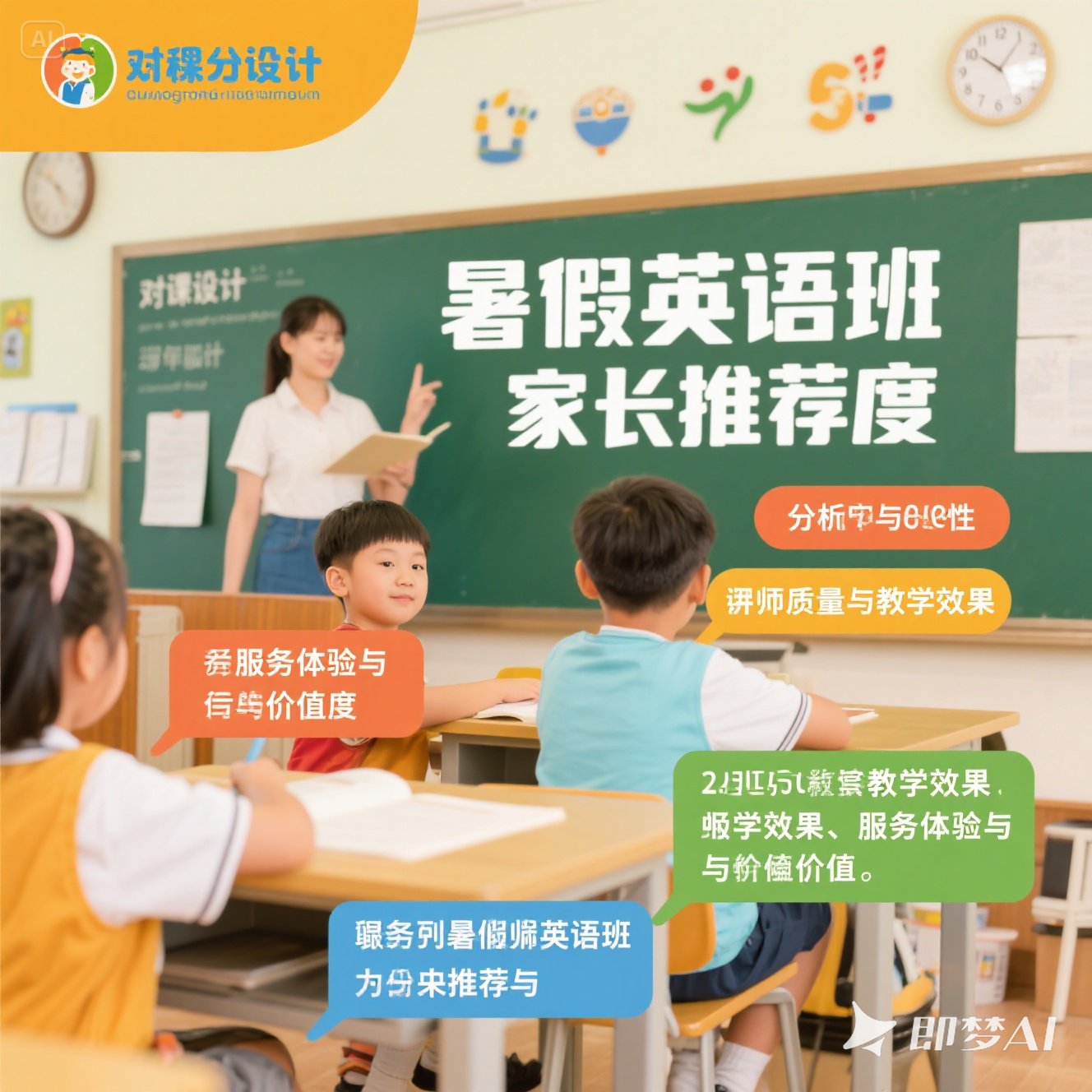 暑假英语班的家长推荐度如何？