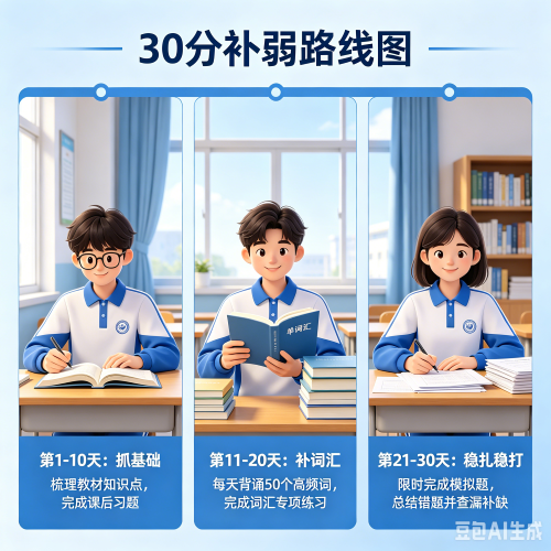 初中英语考30分的学生该怎么提分