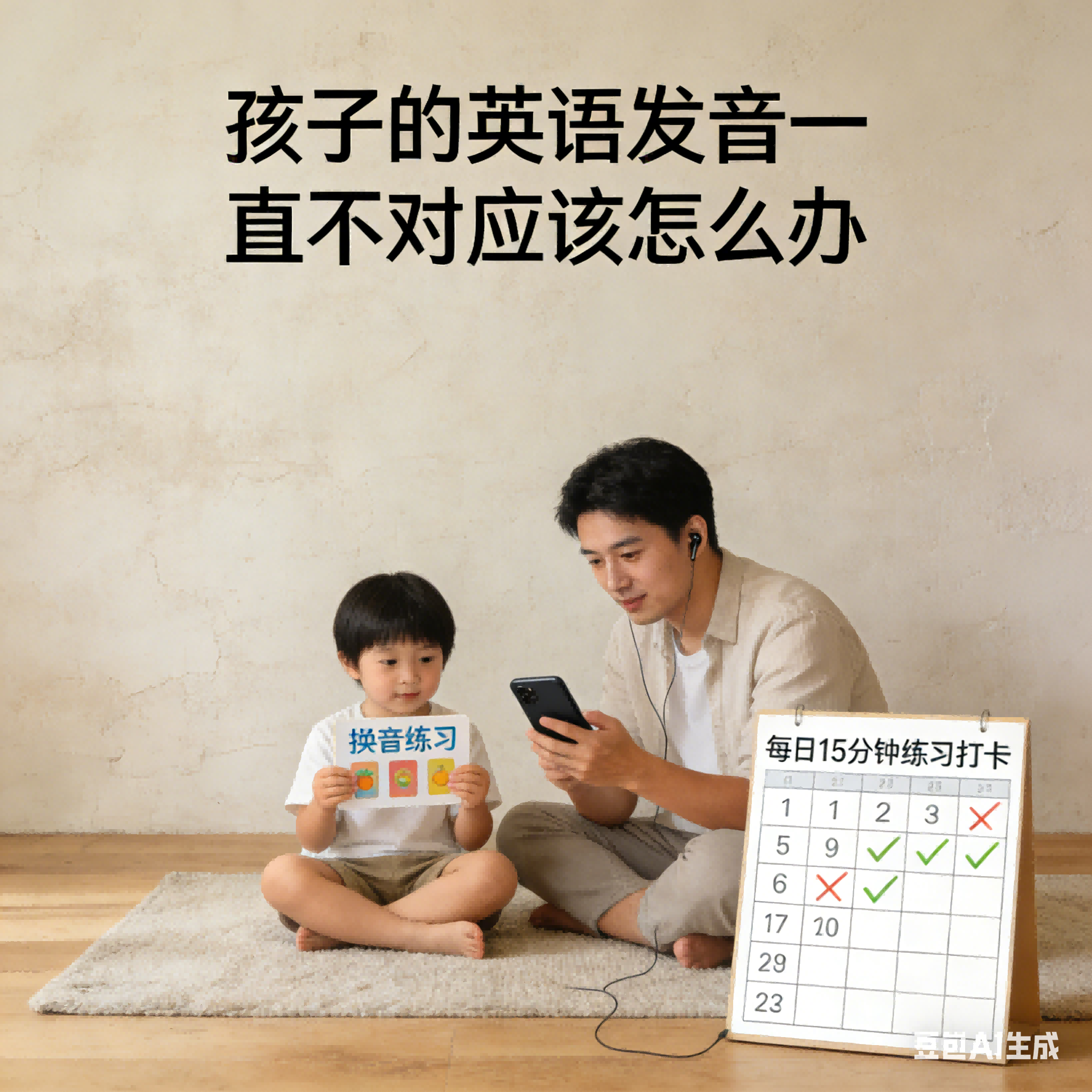 孩子的英语发音一直不对应该怎么办