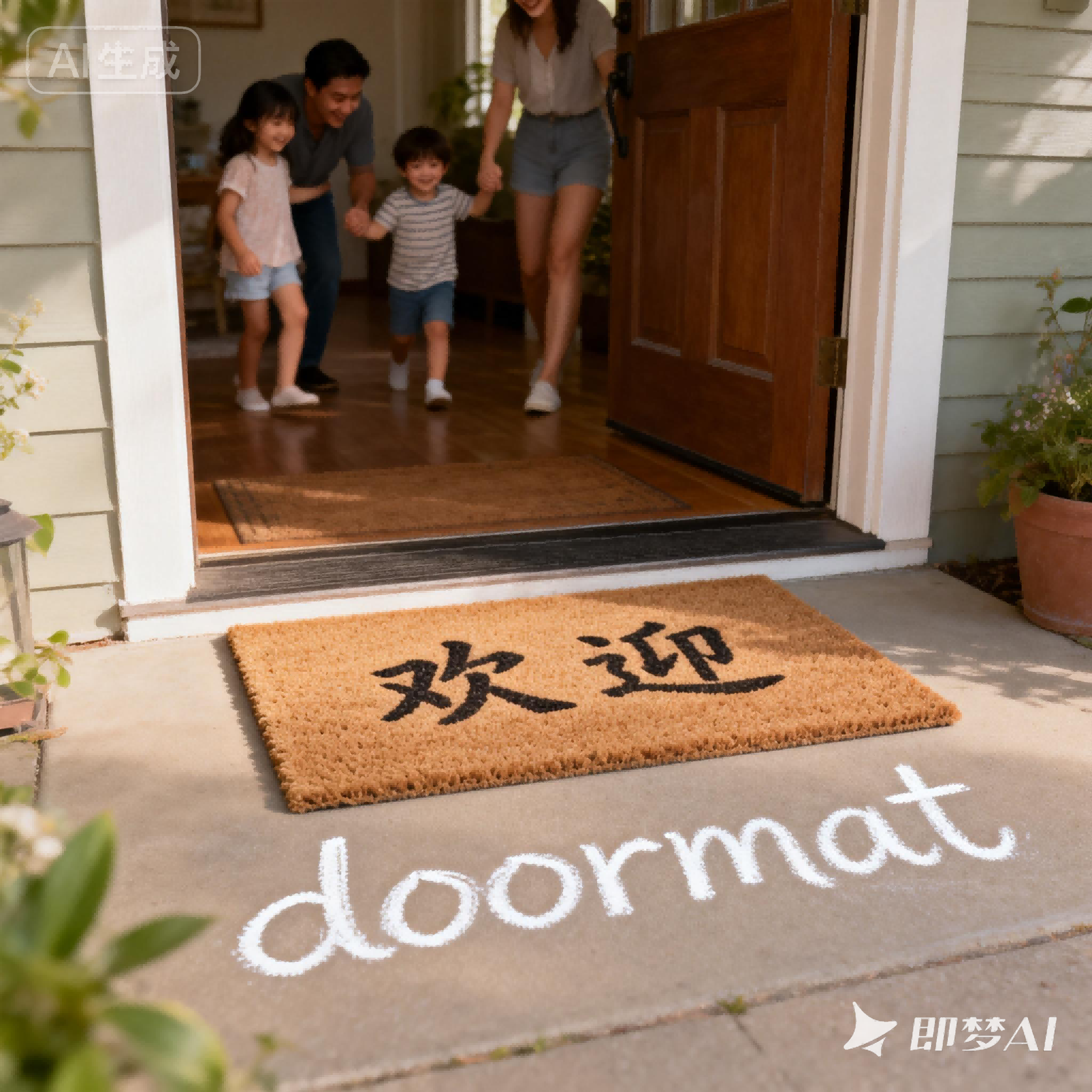 doormat是什么意思_doormat怎么读_音标ˈdɔ-mæt