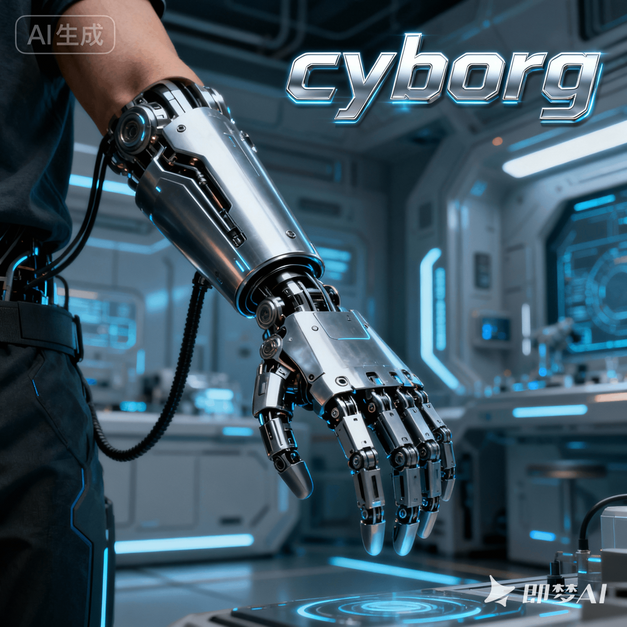 cyborg是什么意思_cyborg怎么读_音标'saɪbɔ-ɡ