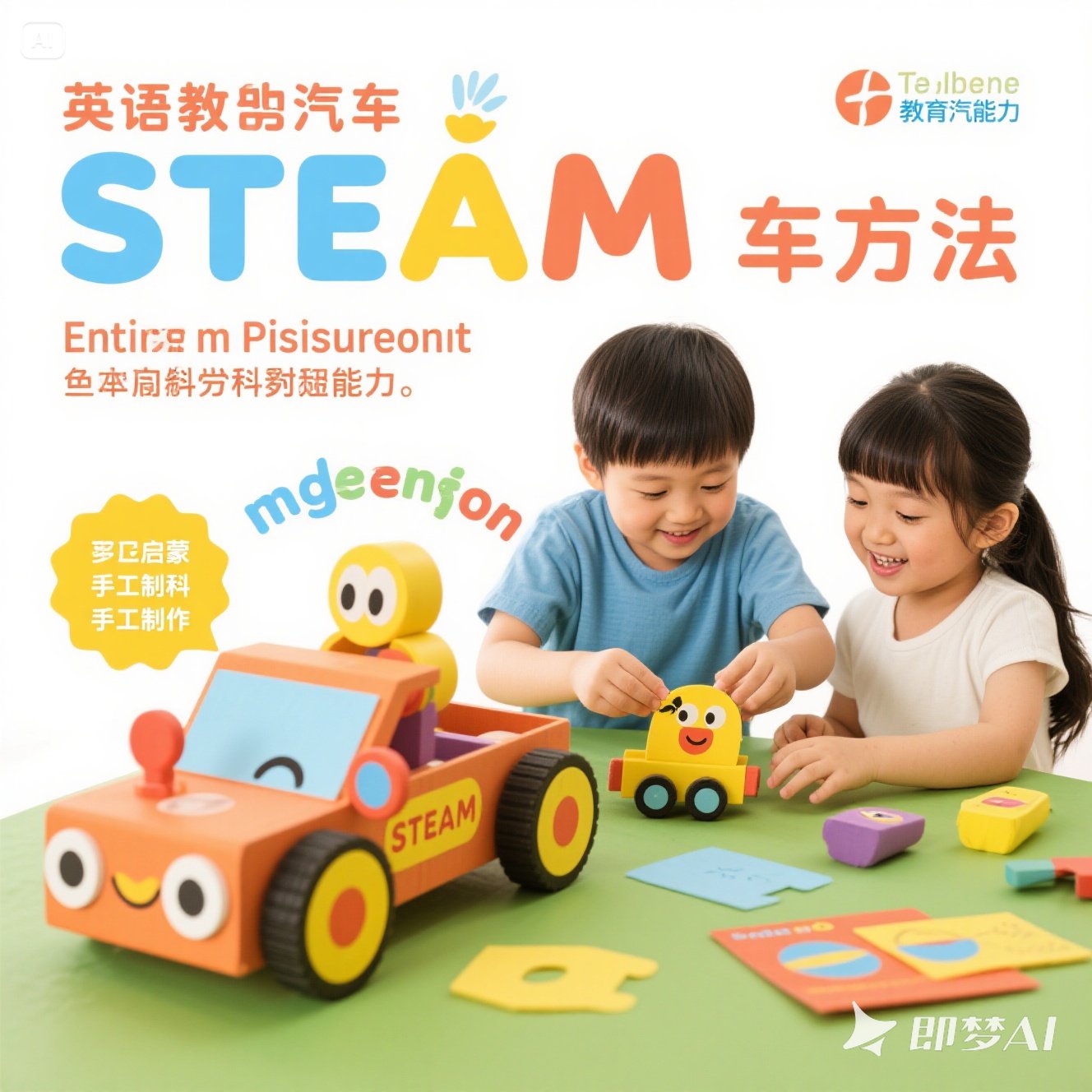 英语手工制作指南：制作汽车？