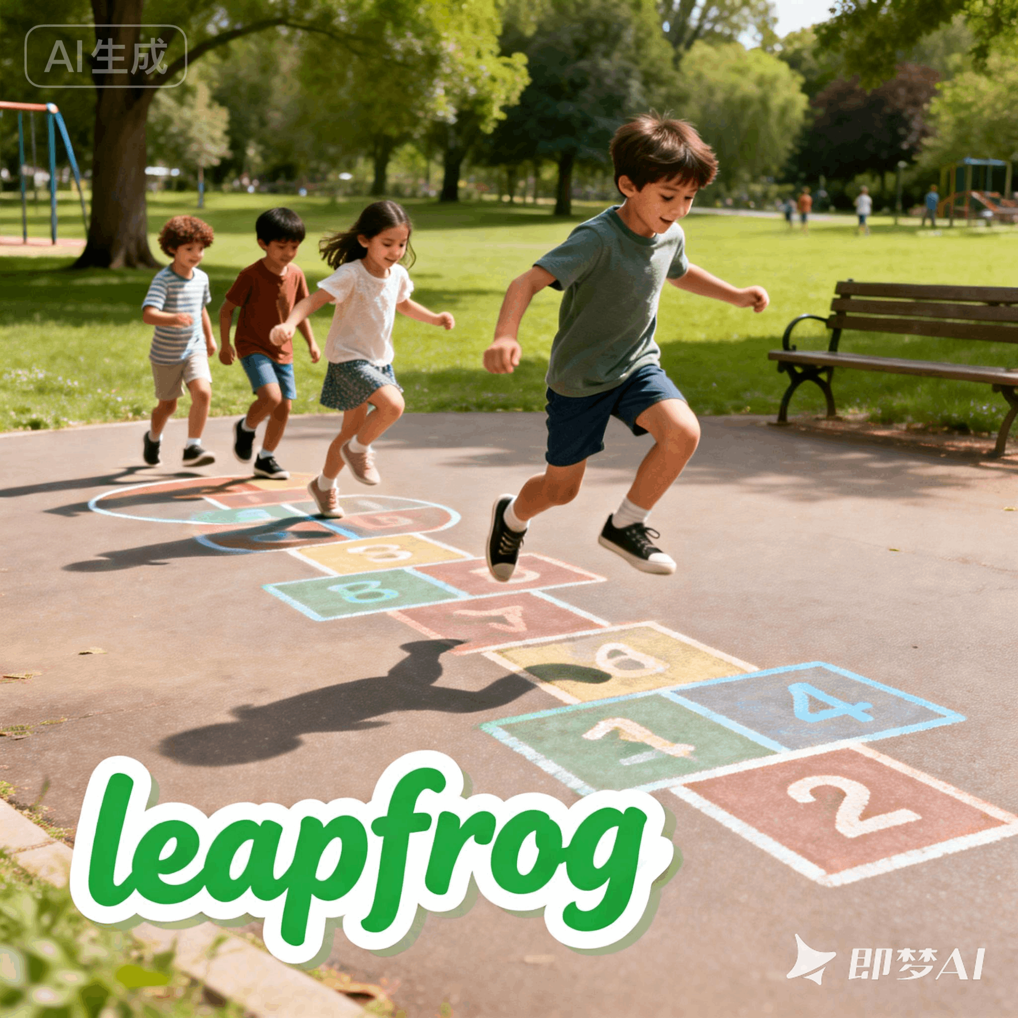 leapfrog是什么意思_leapfrog怎么读_音标'li-pfrɒɡ